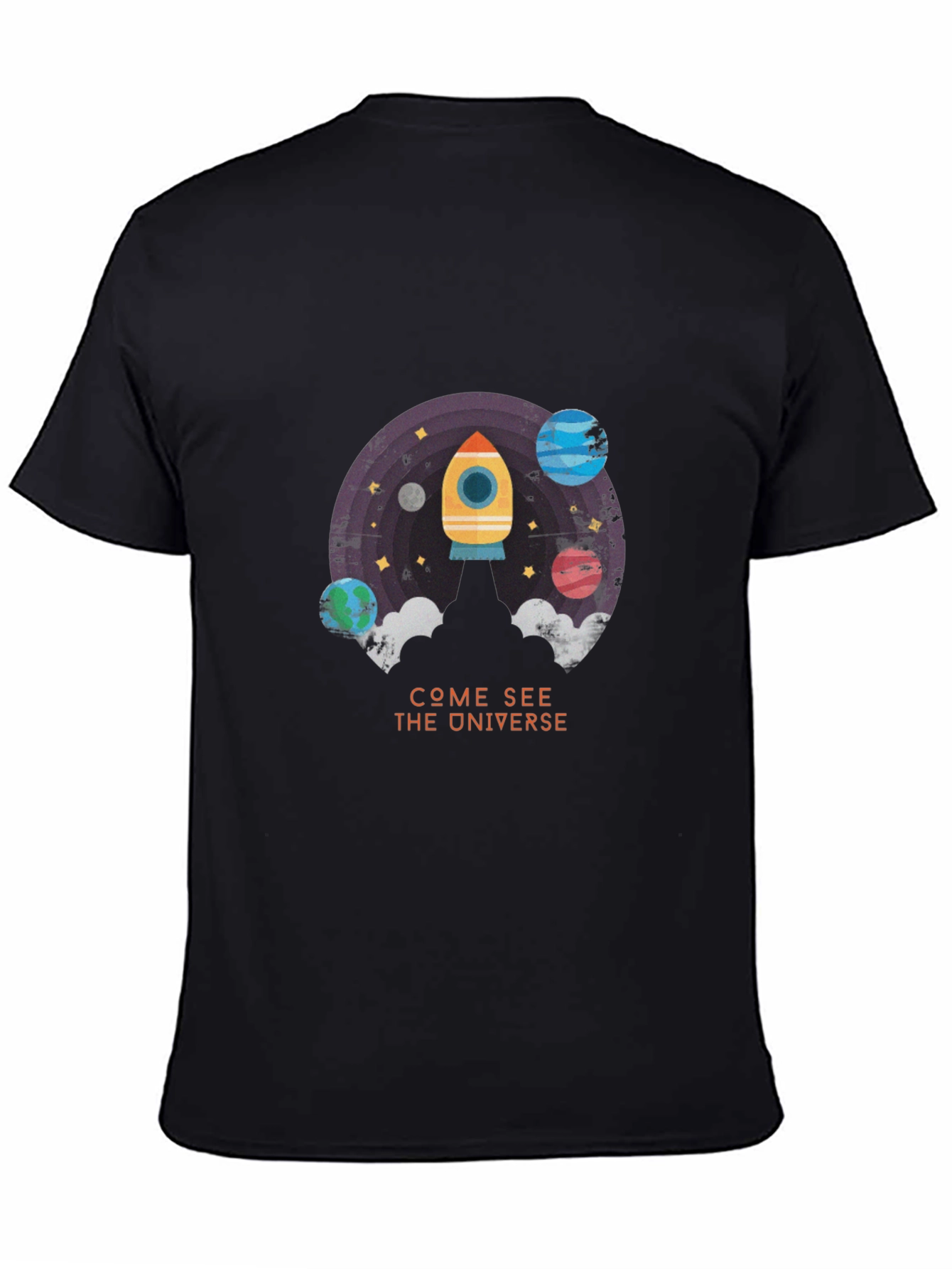 Universe Rocket Graphic Tee