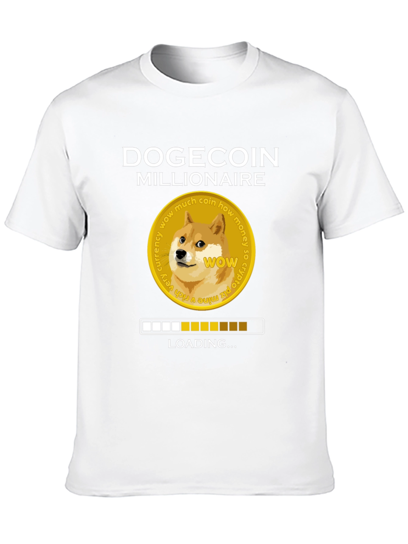 Dogecoin Millionaire Loading T-Shirt