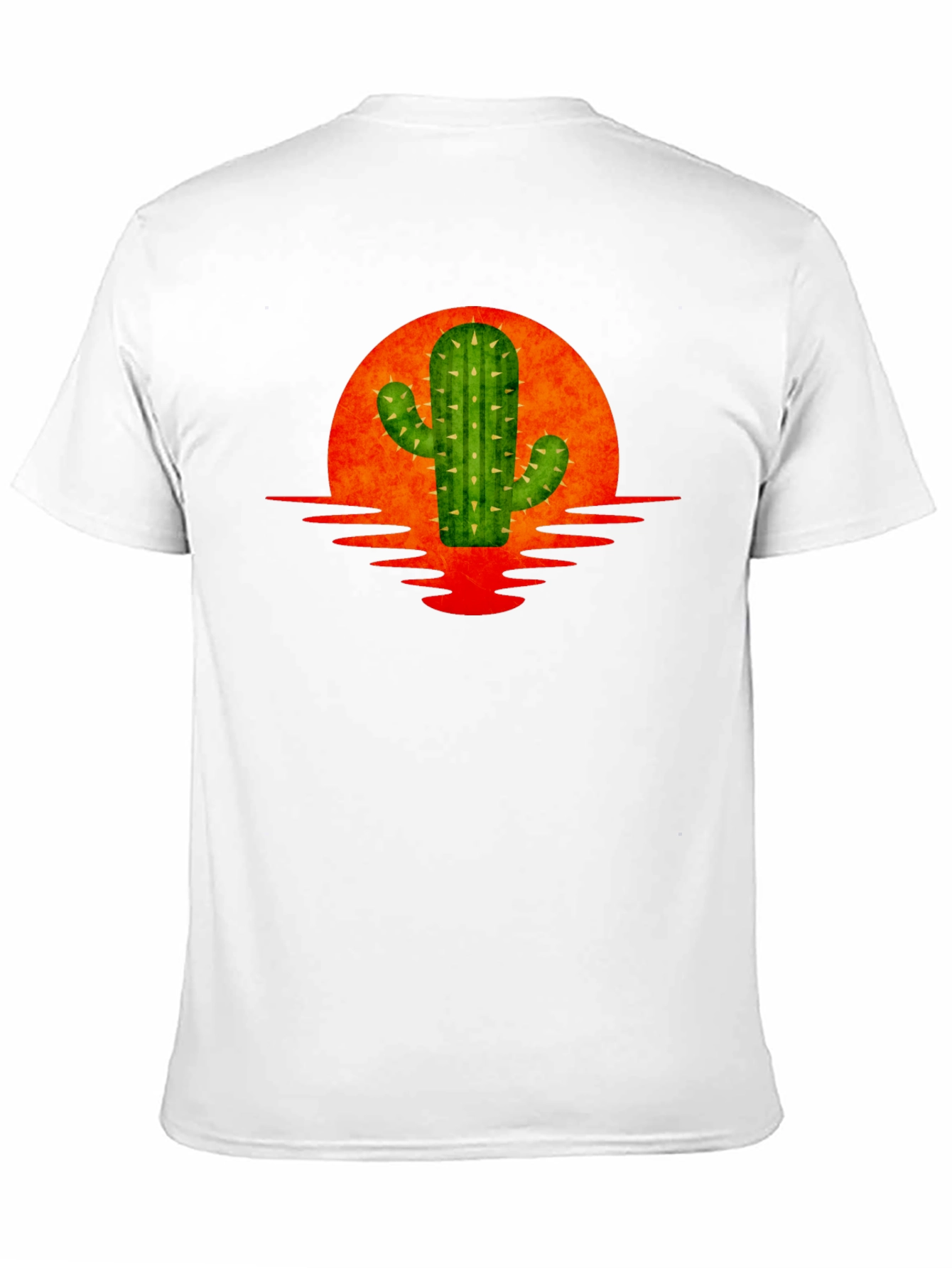 Cactus Sunset Graphic Tee - Black