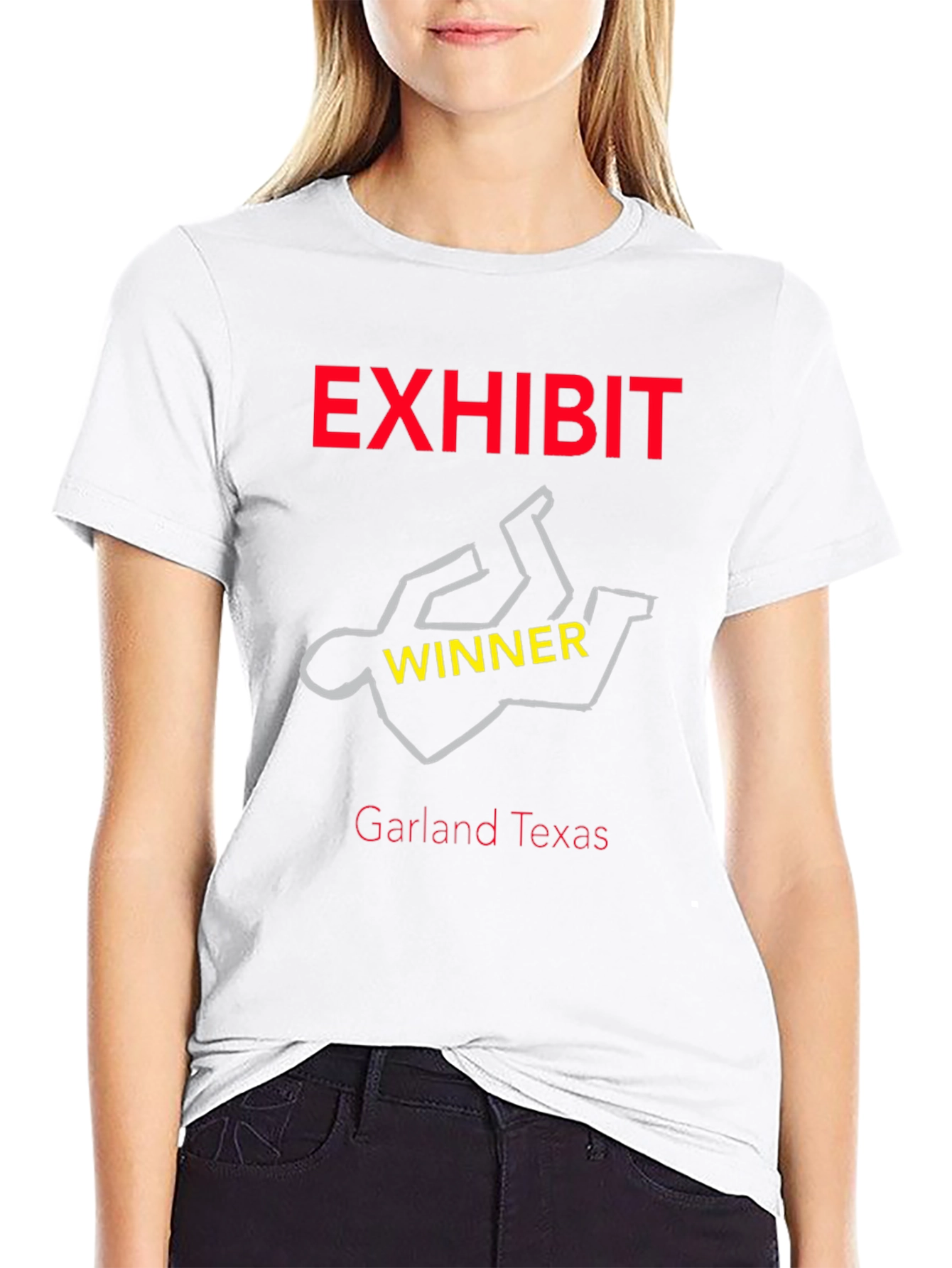 Exhibit Winner Tee - Garland Texas Graphic T-Shirt