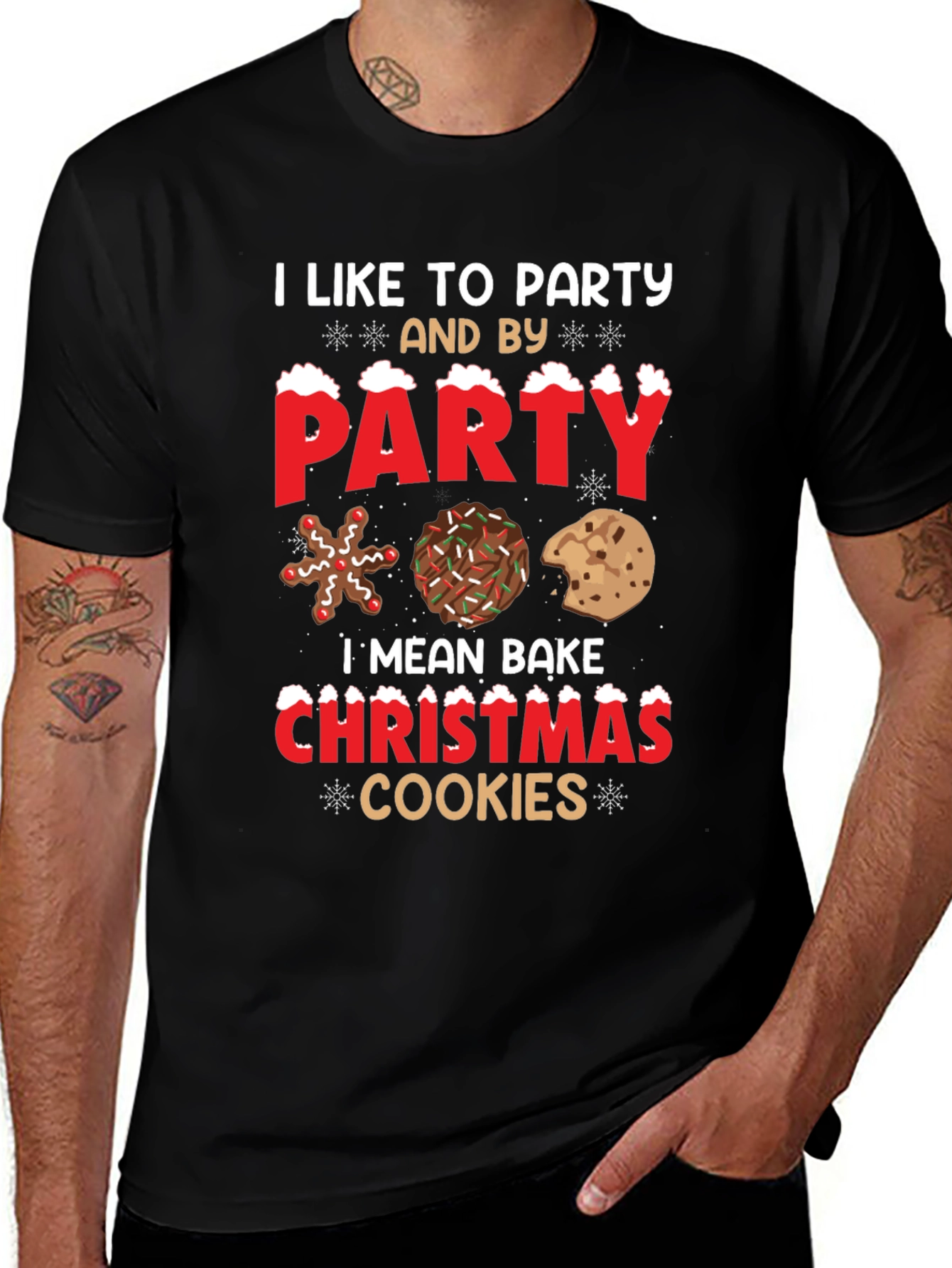 Party? No Christmas Cookie Baking T-Shirt