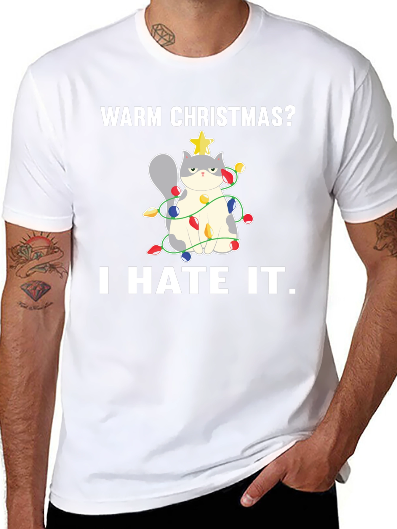 Grumpy Cat Warm Christmas? T-Shirt