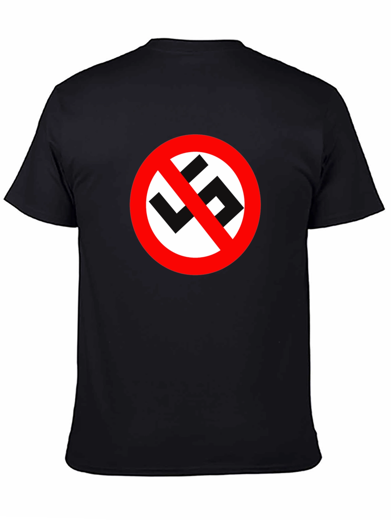 Anti-Hate Symbol Graphic Tee - Black