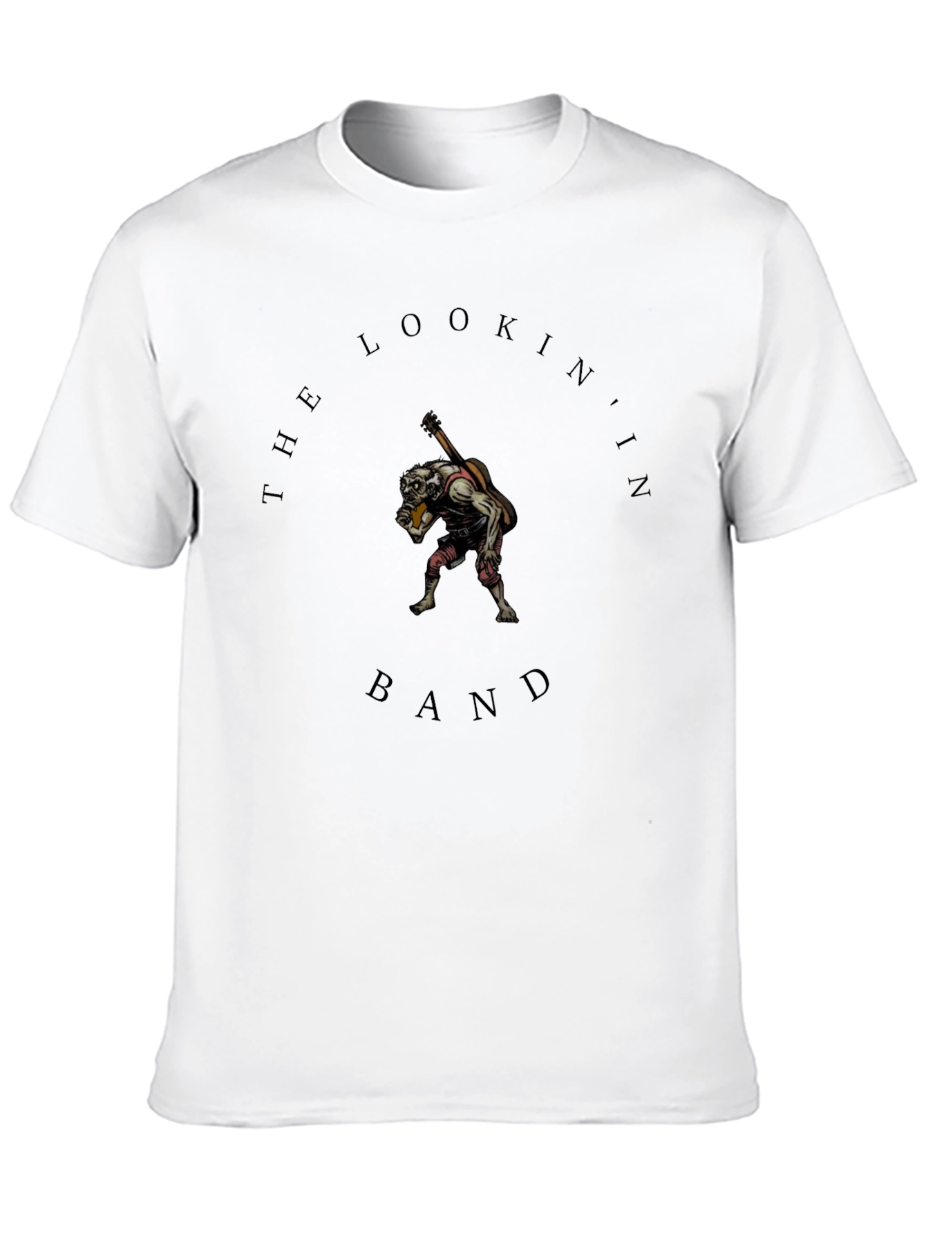 The Lookin In Band T-Shirt - Black Crew Neck