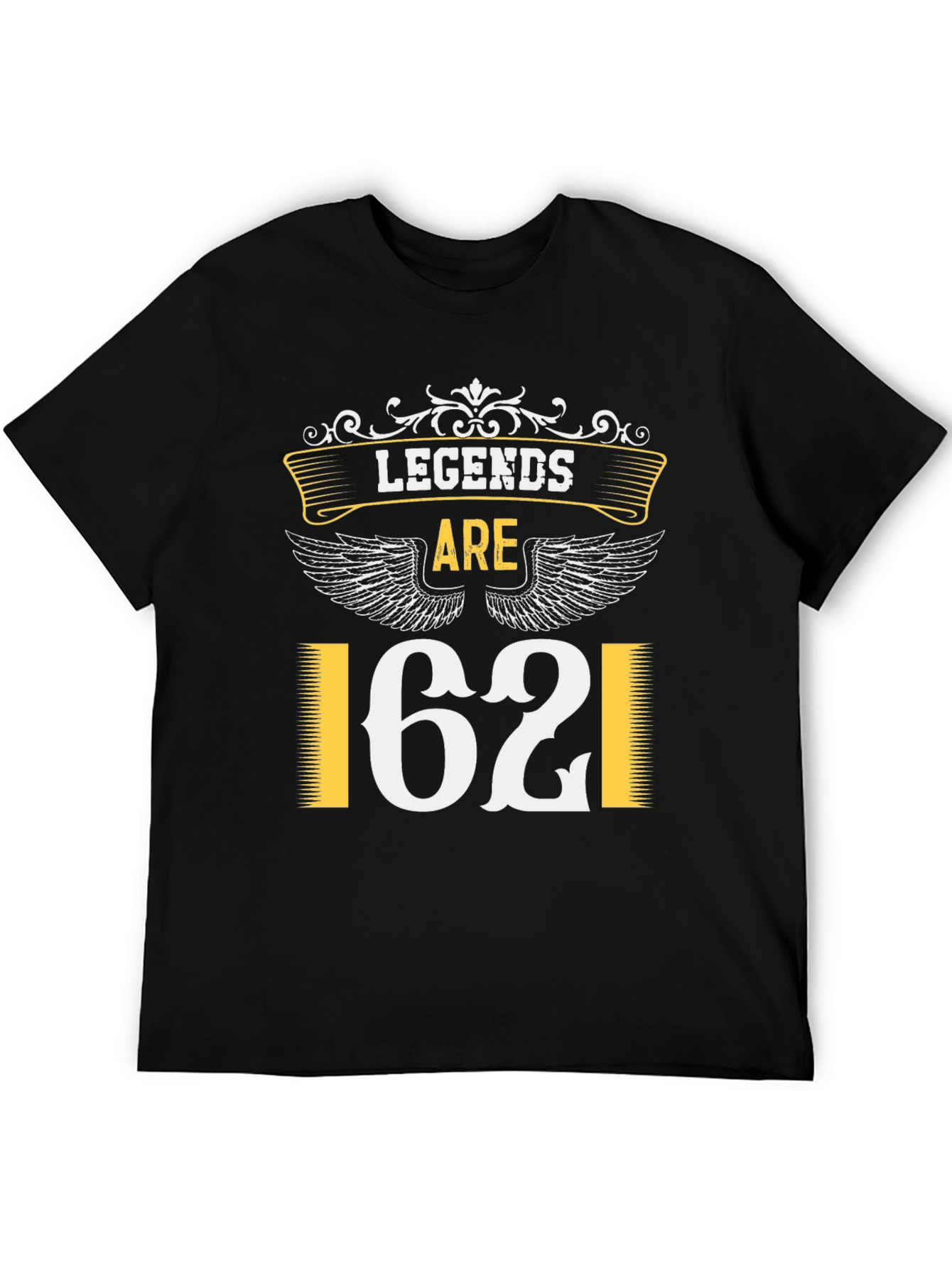 Legends Are 62 T-Shirt - Black Tee