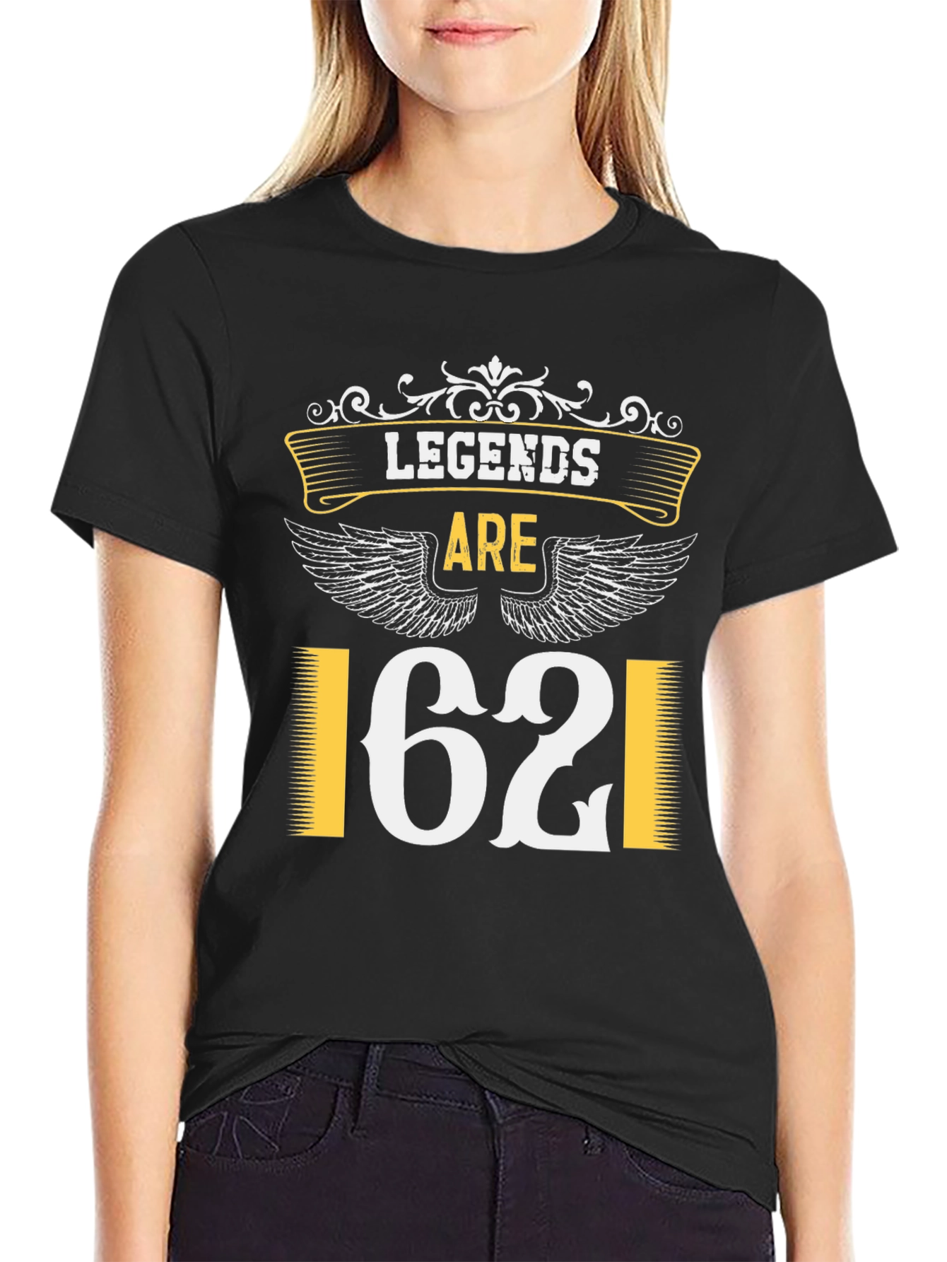 Legends Are 62 T-Shirt - Black Tee