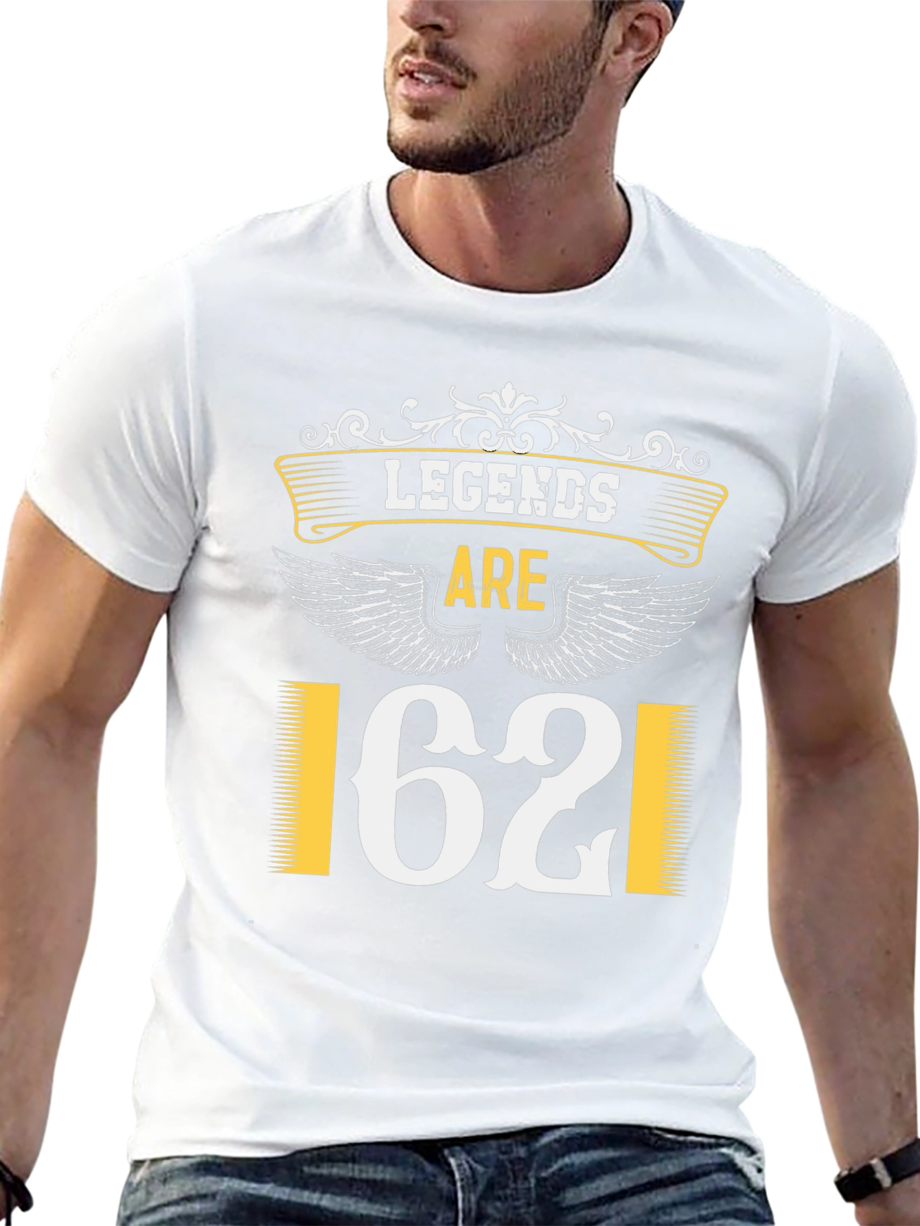 Legends Are 62 T-Shirt - Black Tee