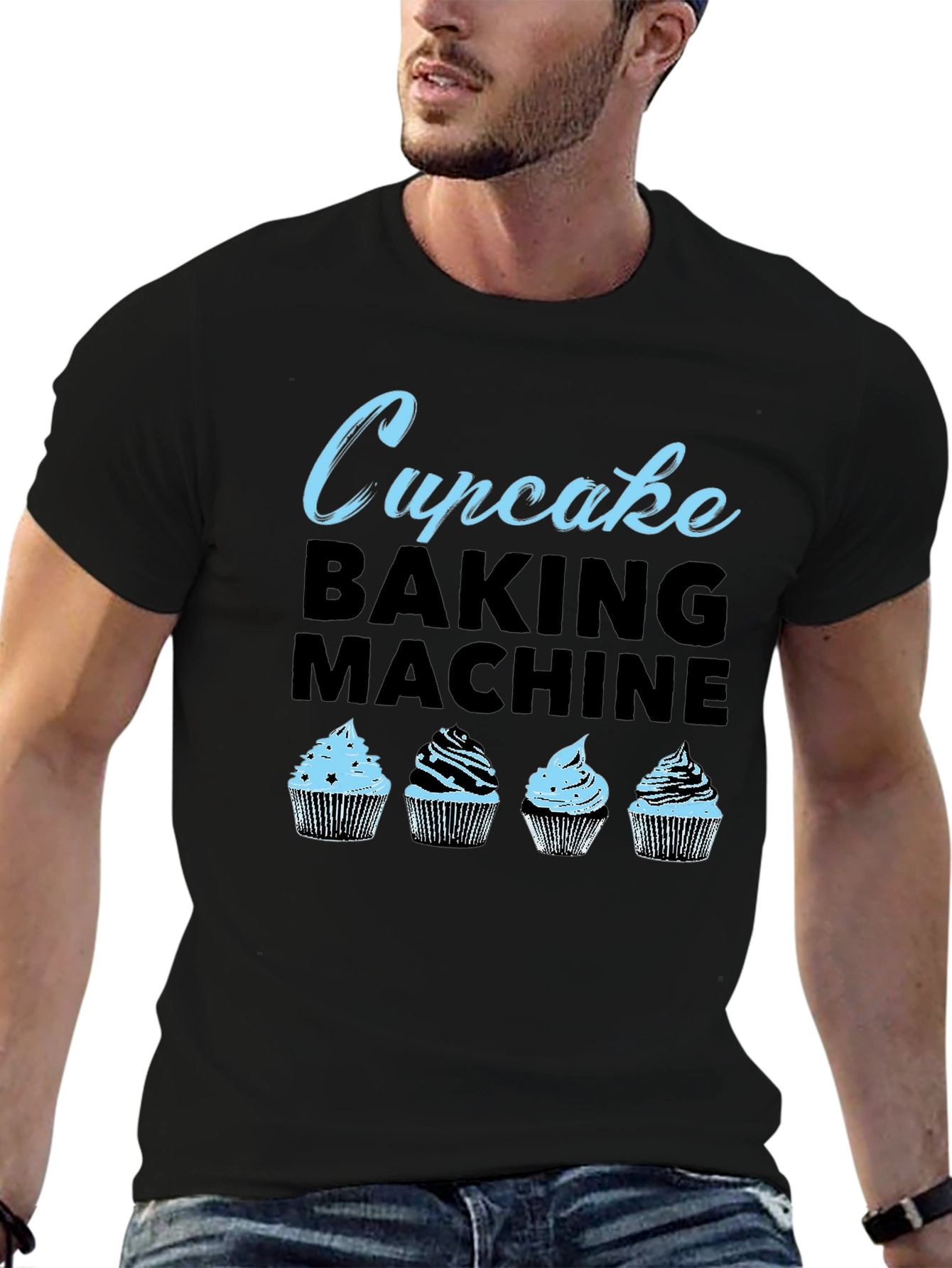 Cupcake Baking Machine Graphic Tee