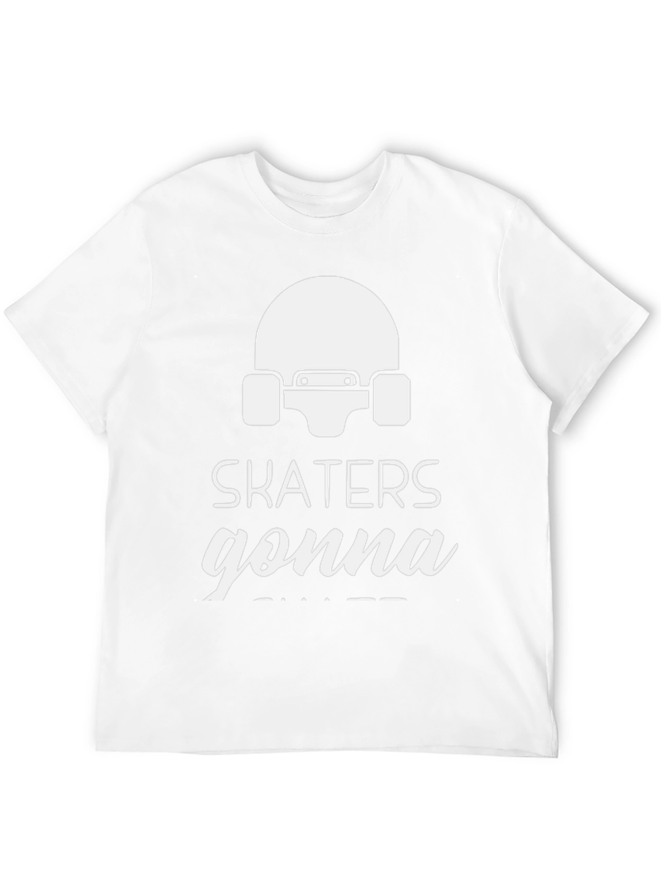 Skaters Gonna Skate Black Graphic T-Shirt