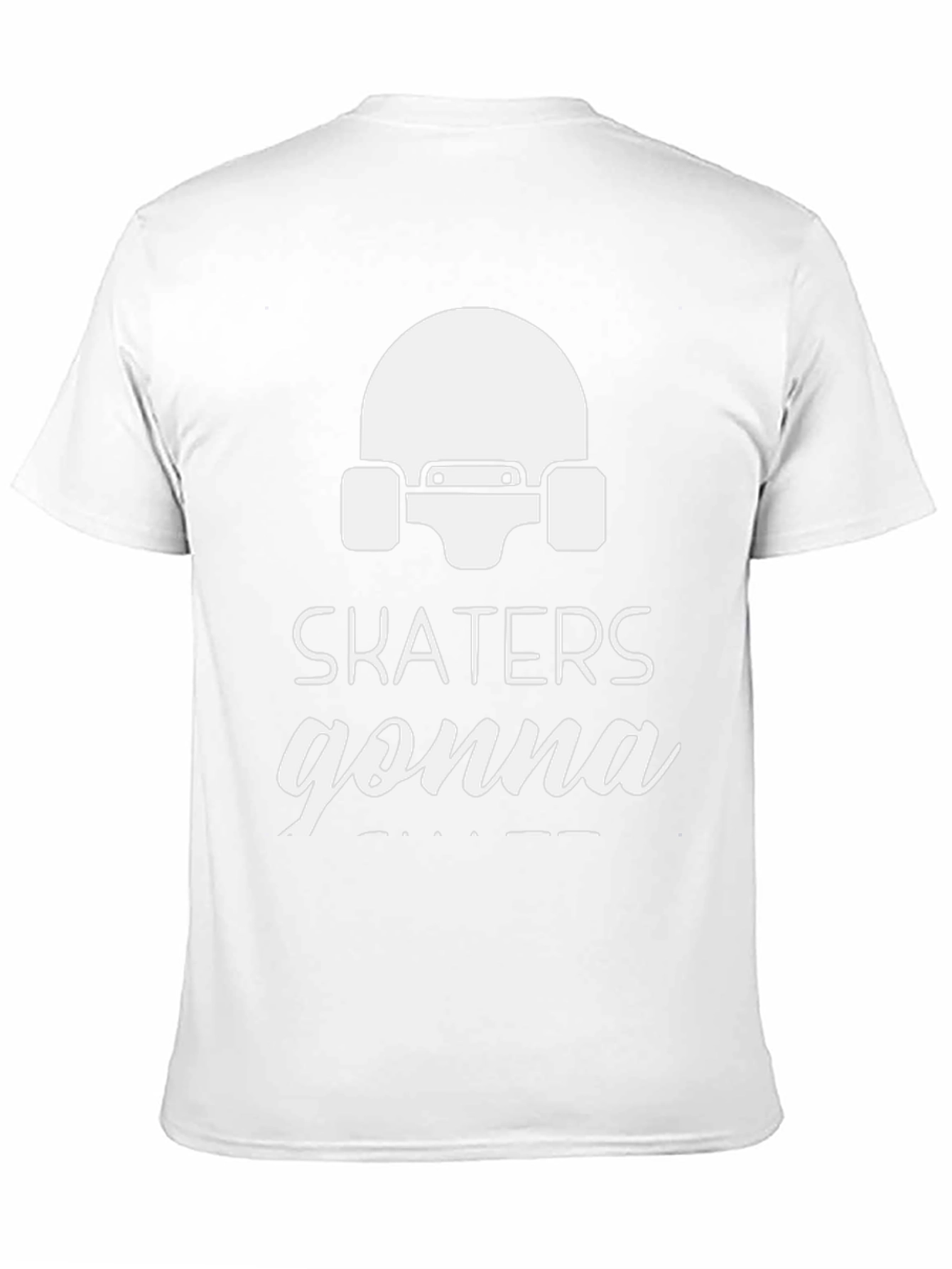 Skaters Gonna Skate Black Graphic T-Shirt