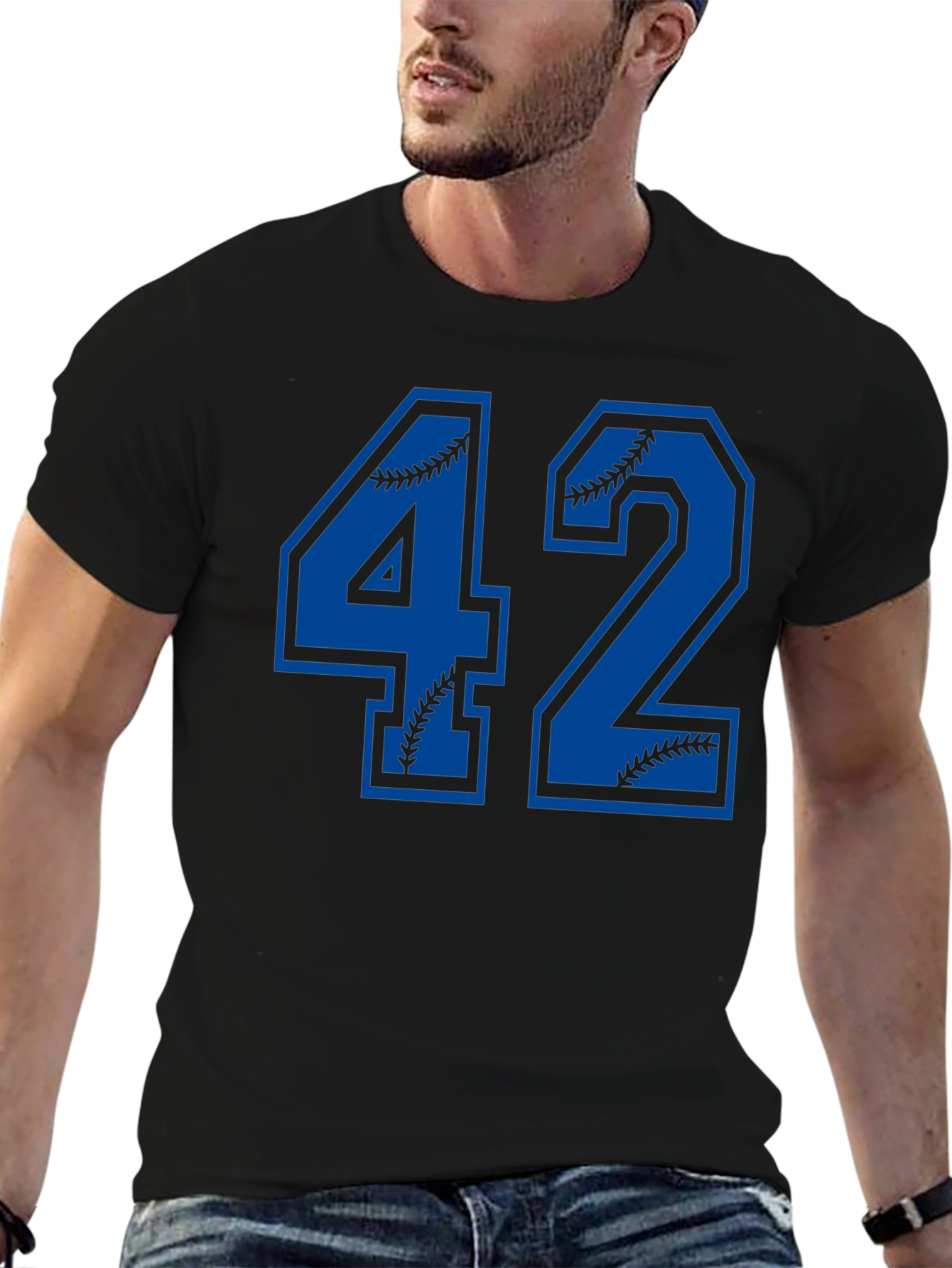Baseball Number 42 Graphic T-Shirt