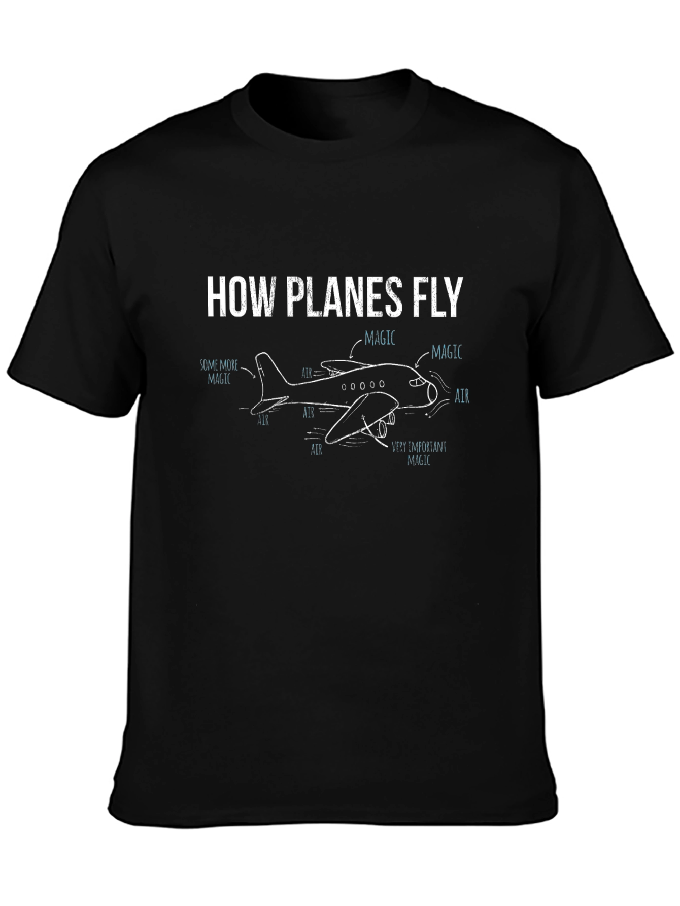 How Planes Fly T-Shirt - Aviation Humor