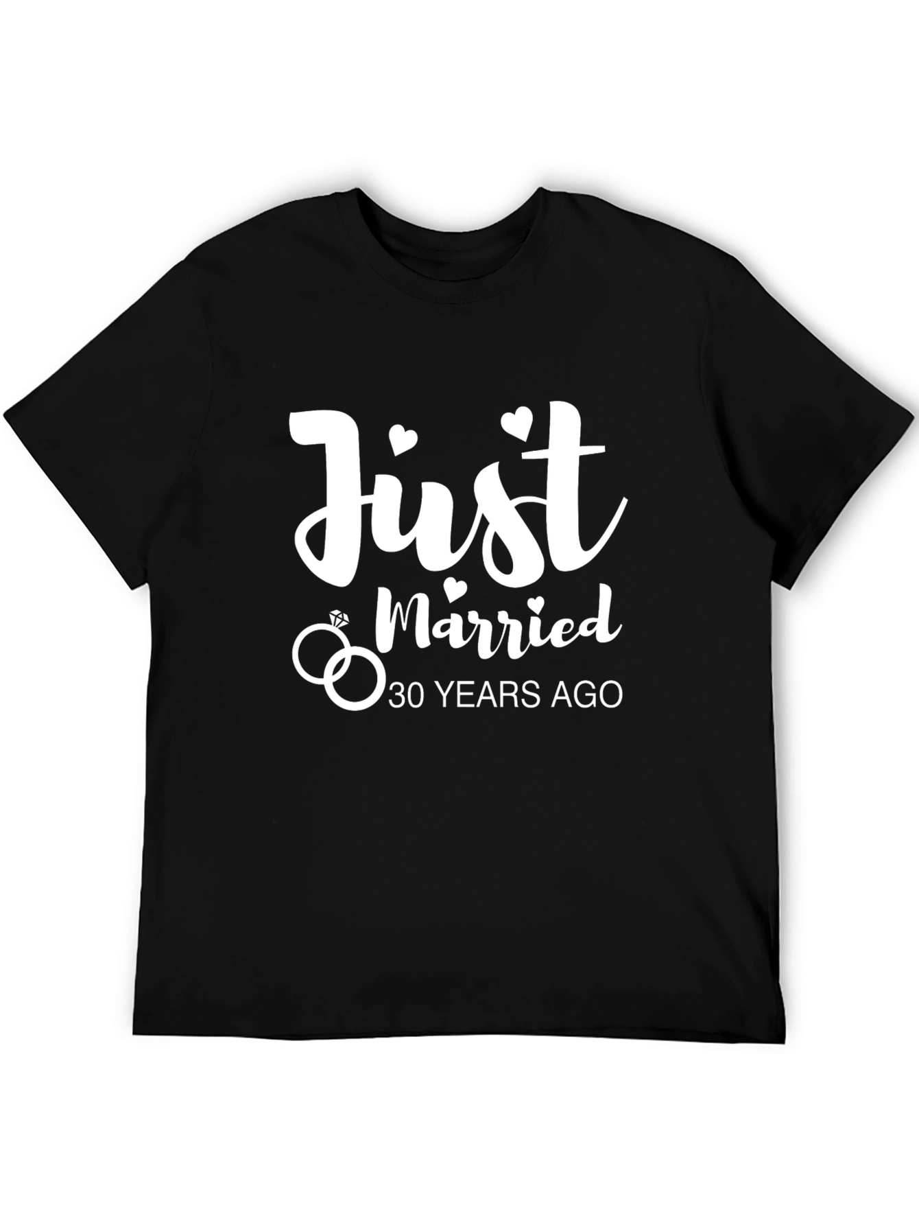 Just Married 30 Years Ago Anniversary T-Shirt