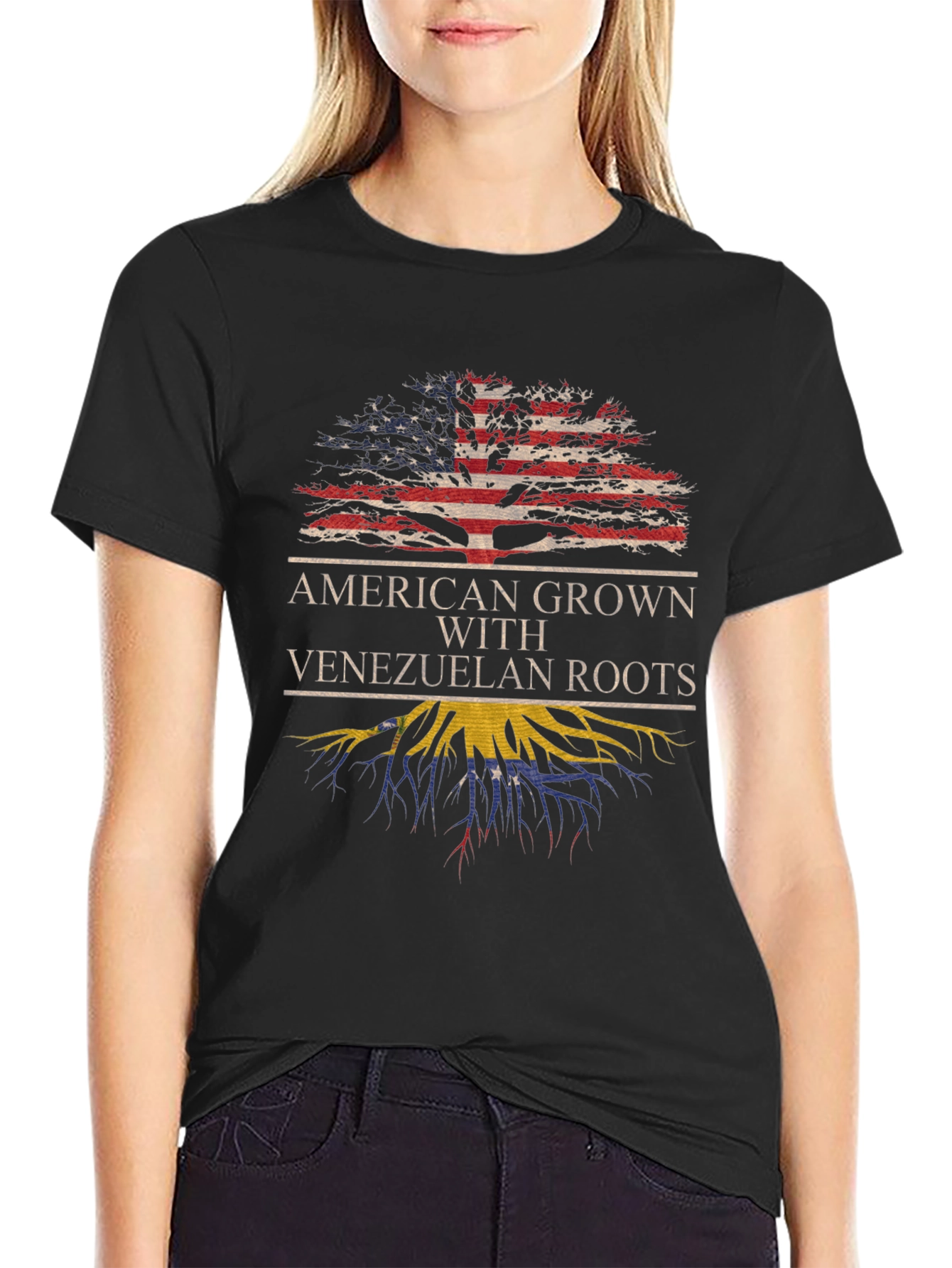 American Grown Venezuelan Roots T-Shirt