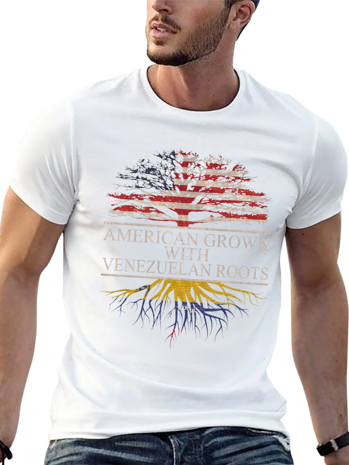American Grown Venezuelan Roots T-Shirt