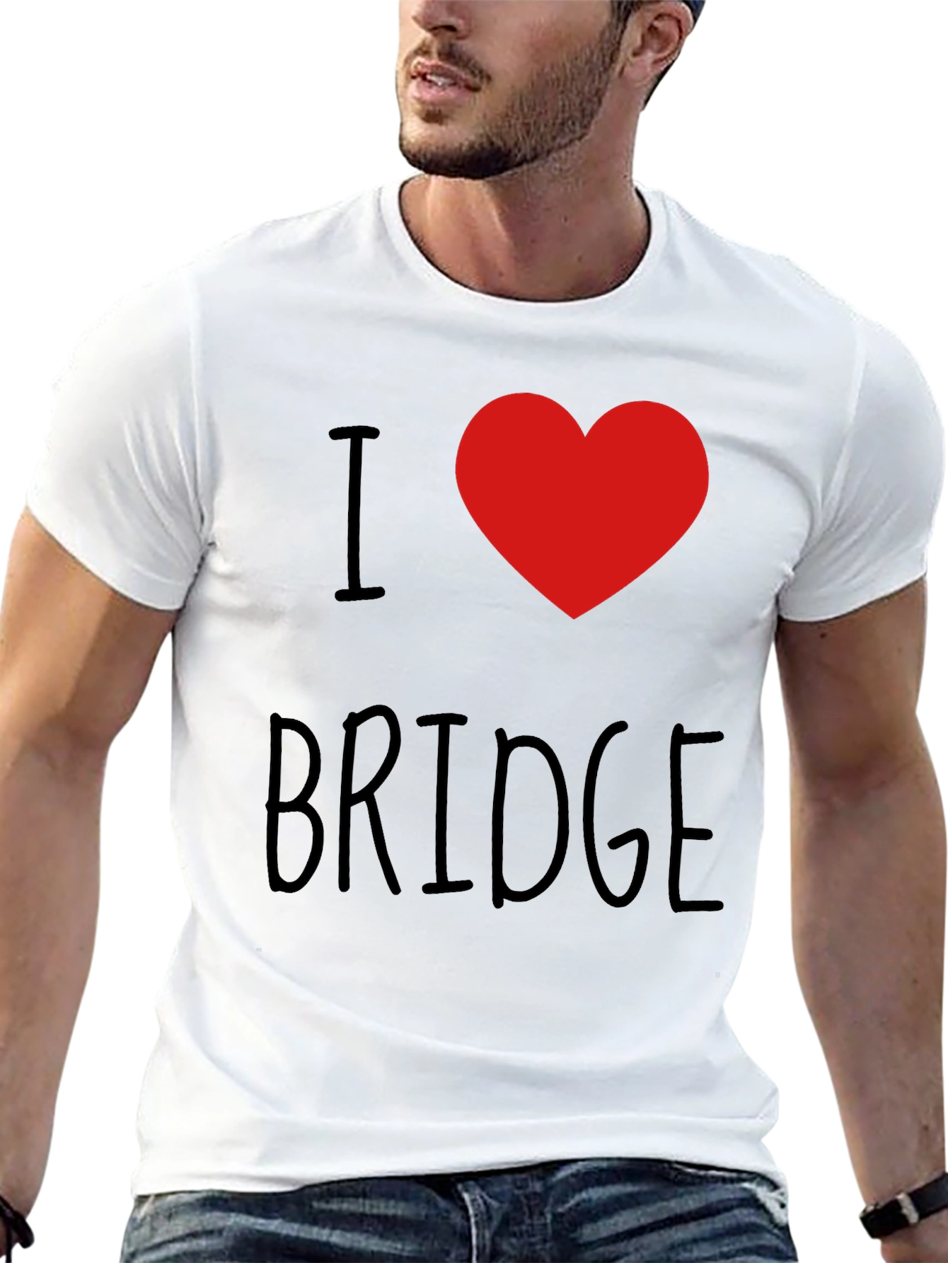 I Heart Bridge - Mens Graphic Tee