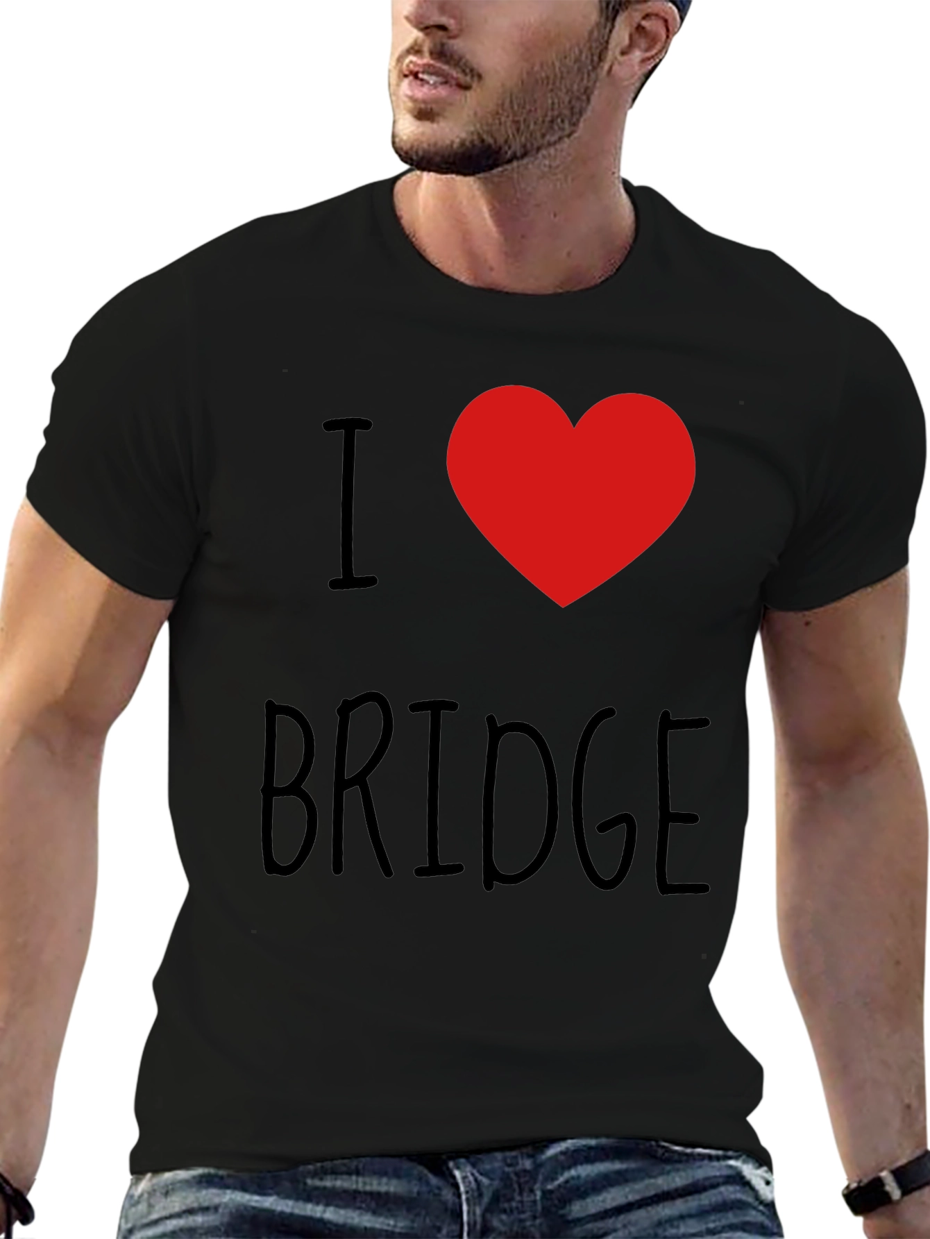 I Heart Bridge - Mens Graphic Tee