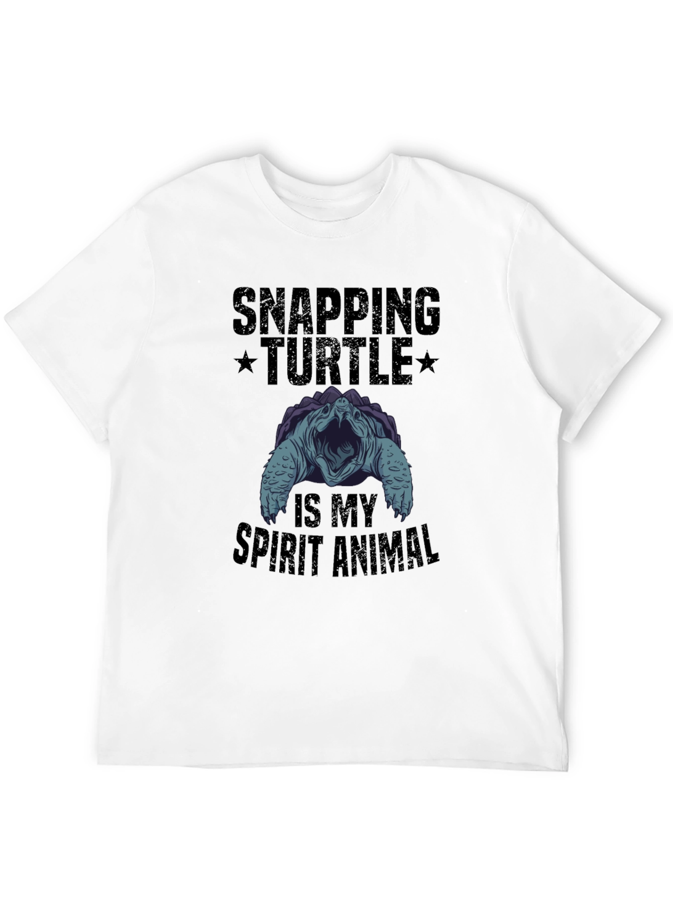Snapping Turtle Spirit Animal Graphic Tee - Unique Design