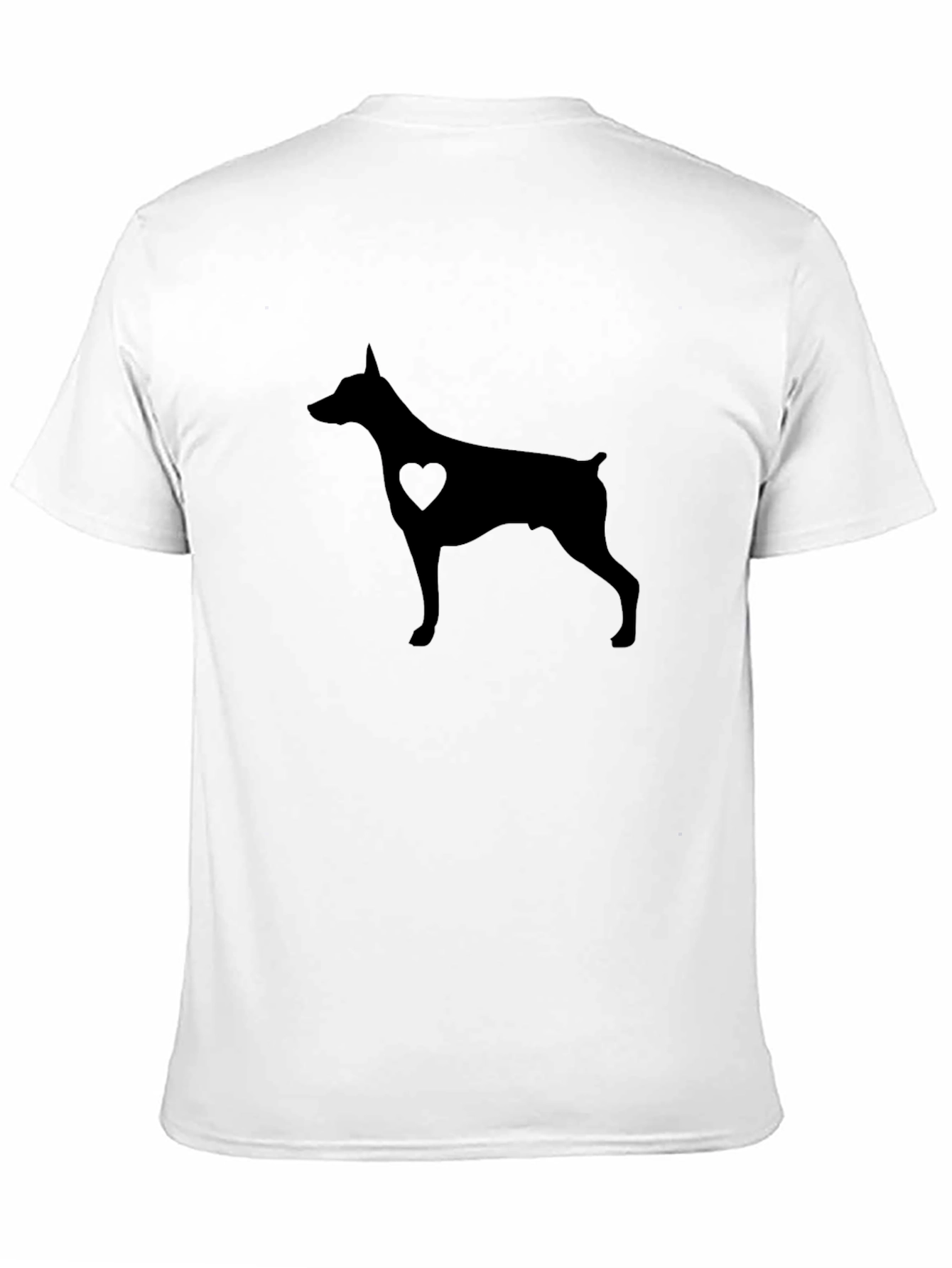Doberman Heart Silhouette T-Shirt