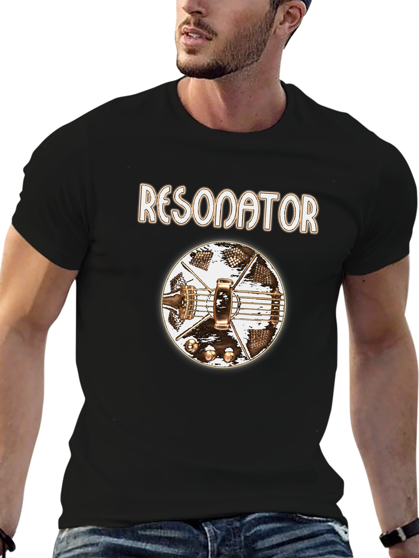 Resonator Guitar T-Shirt - Unique Music Lover Gift