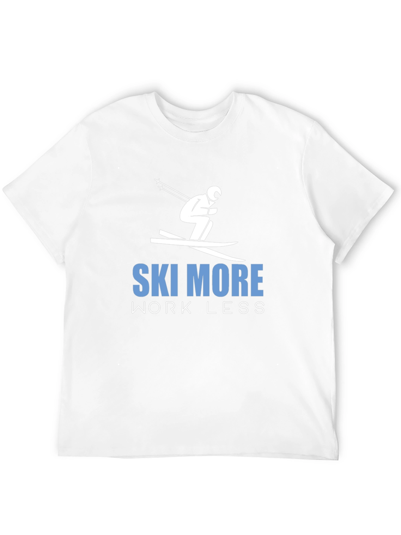 Ski More Work Less Graphic Tee