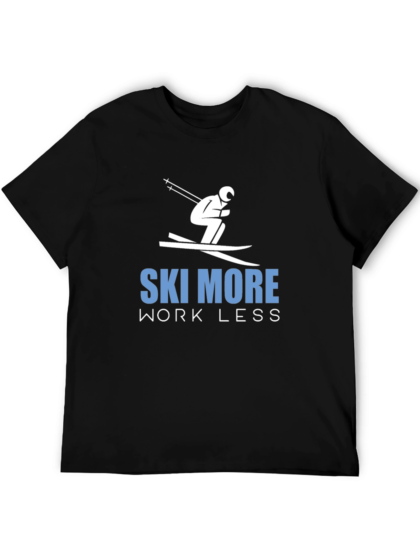 Ski More Work Less Graphic Tee
