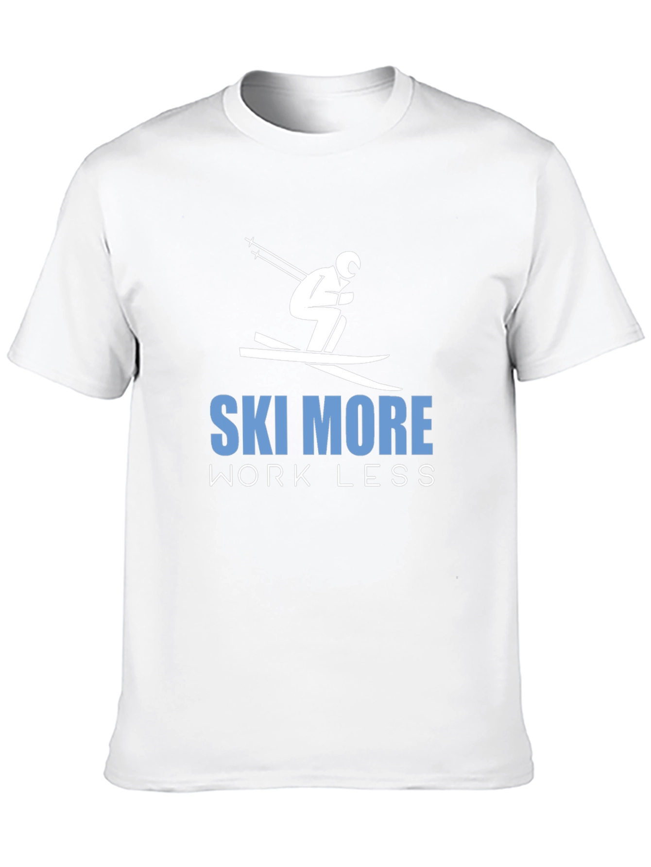 Ski More Work Less Graphic Tee