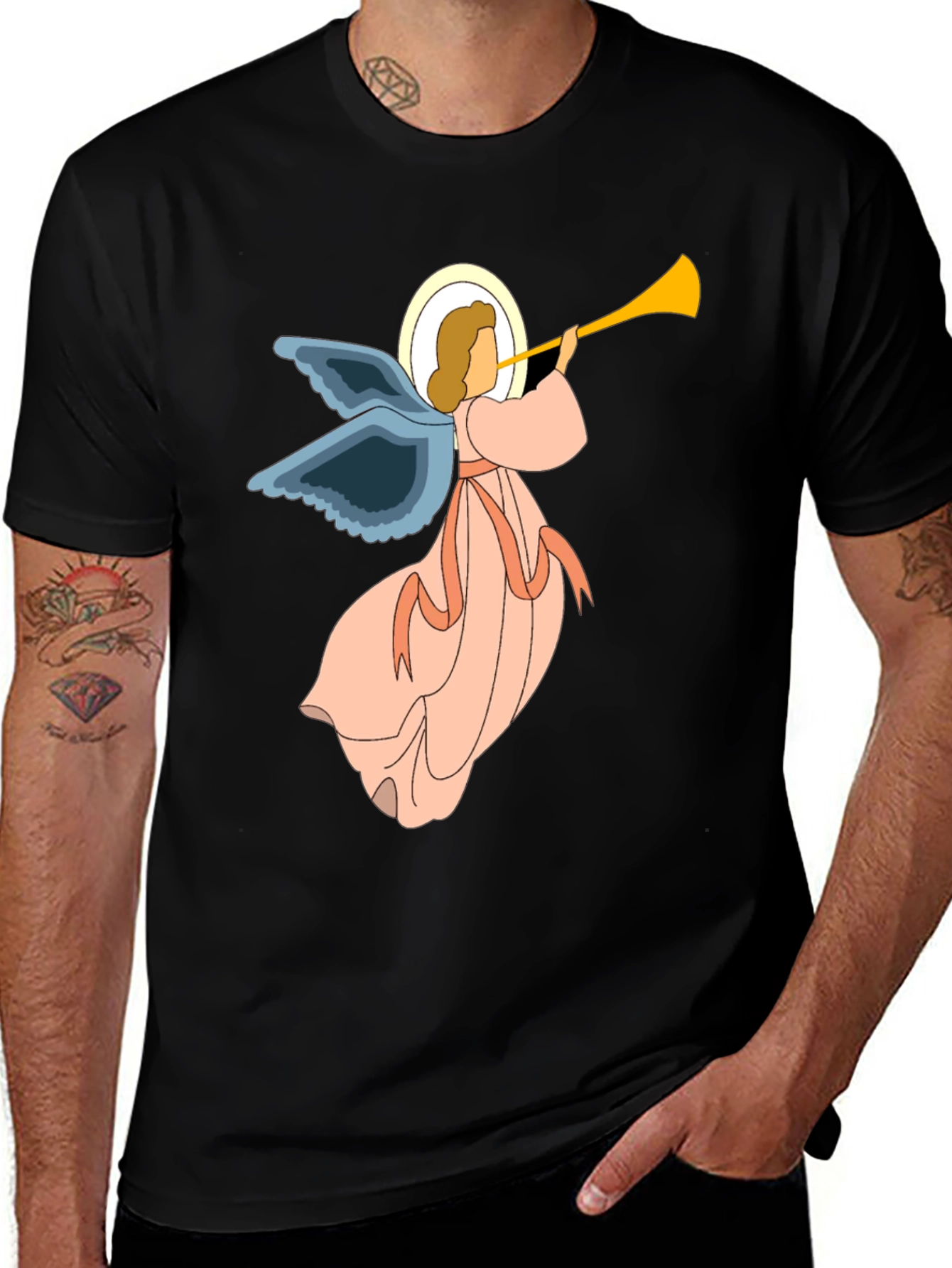 Angel Trumpet Graphic T-Shirt