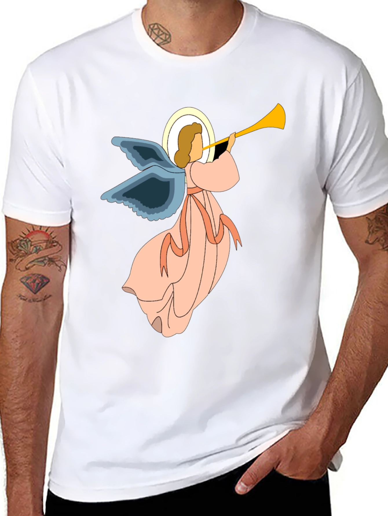 Angel Trumpet Graphic T-Shirt