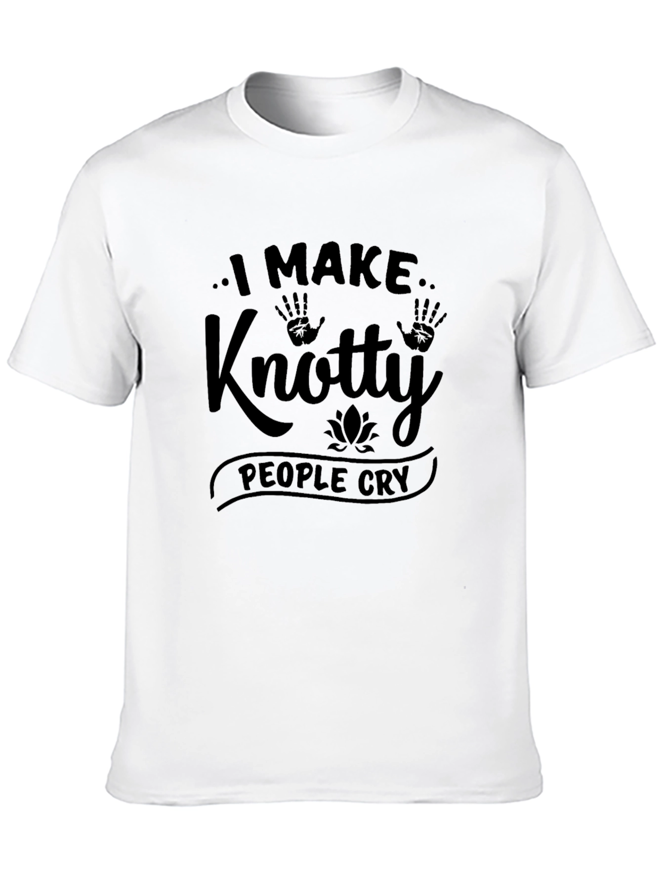Knotty People Cry Graphic T-Shirt