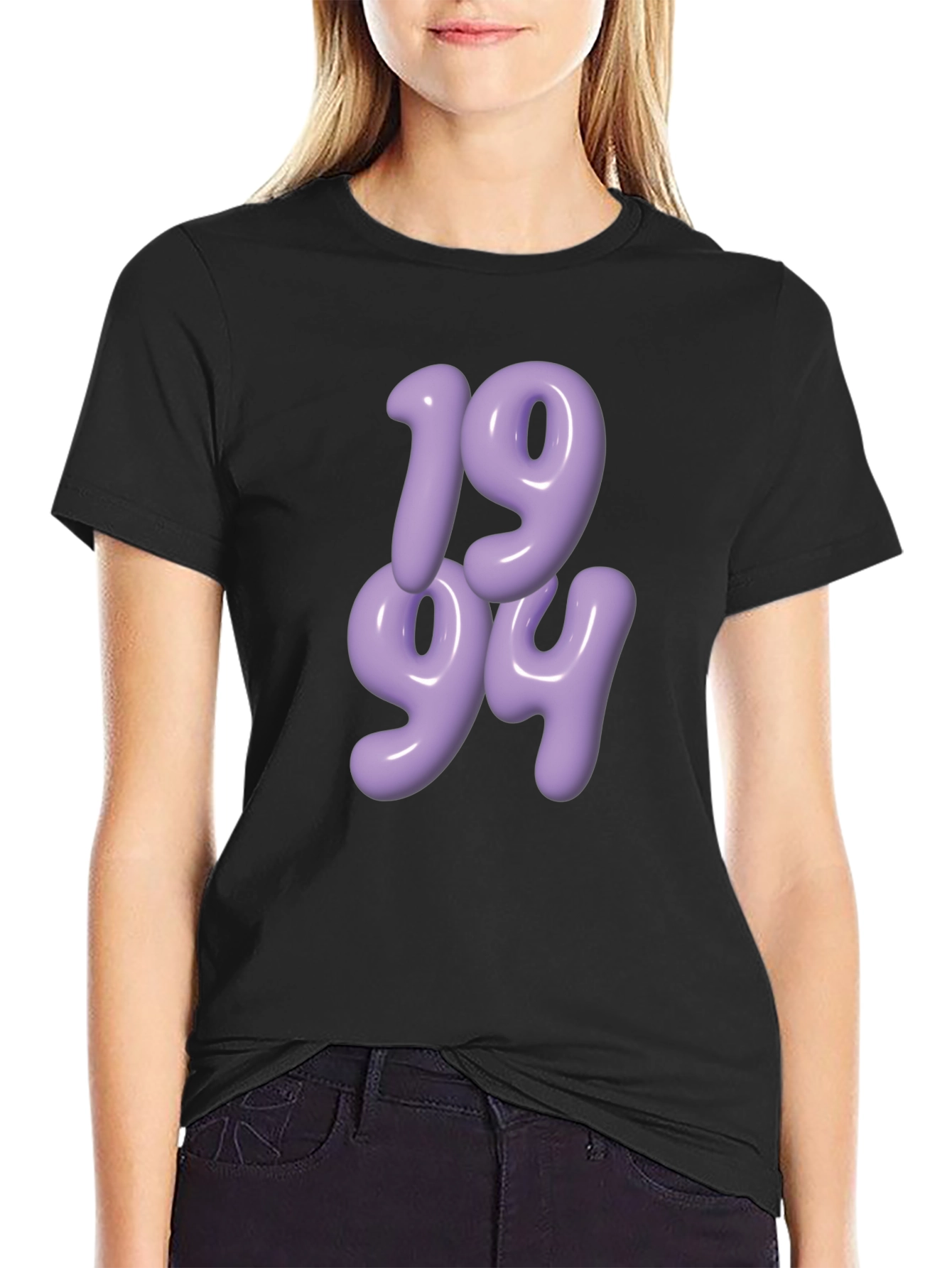 1994 Graphic Tee - Retro Style Black T-Shirt
