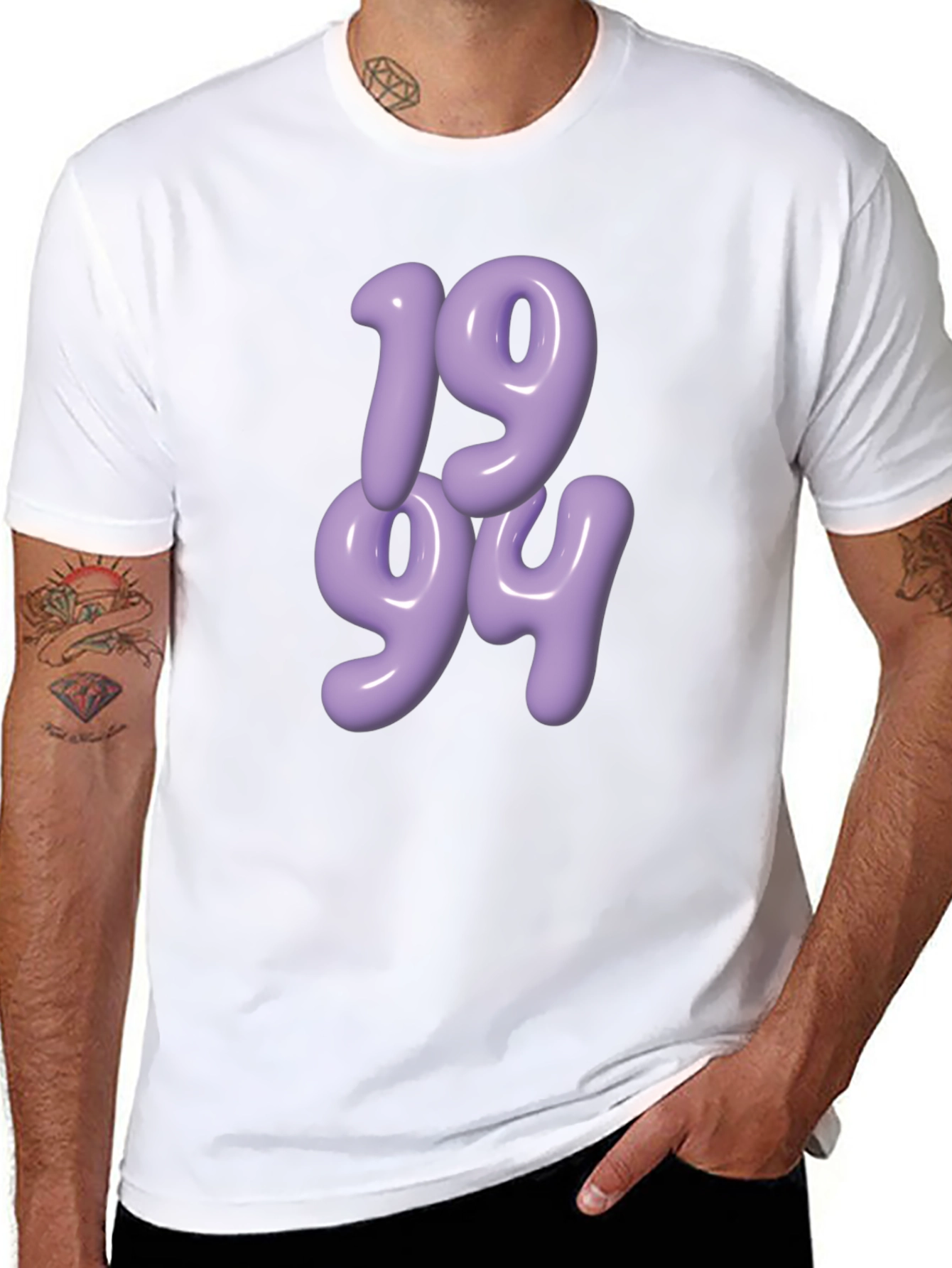 1994 Graphic Tee - Retro Style Black T-Shirt