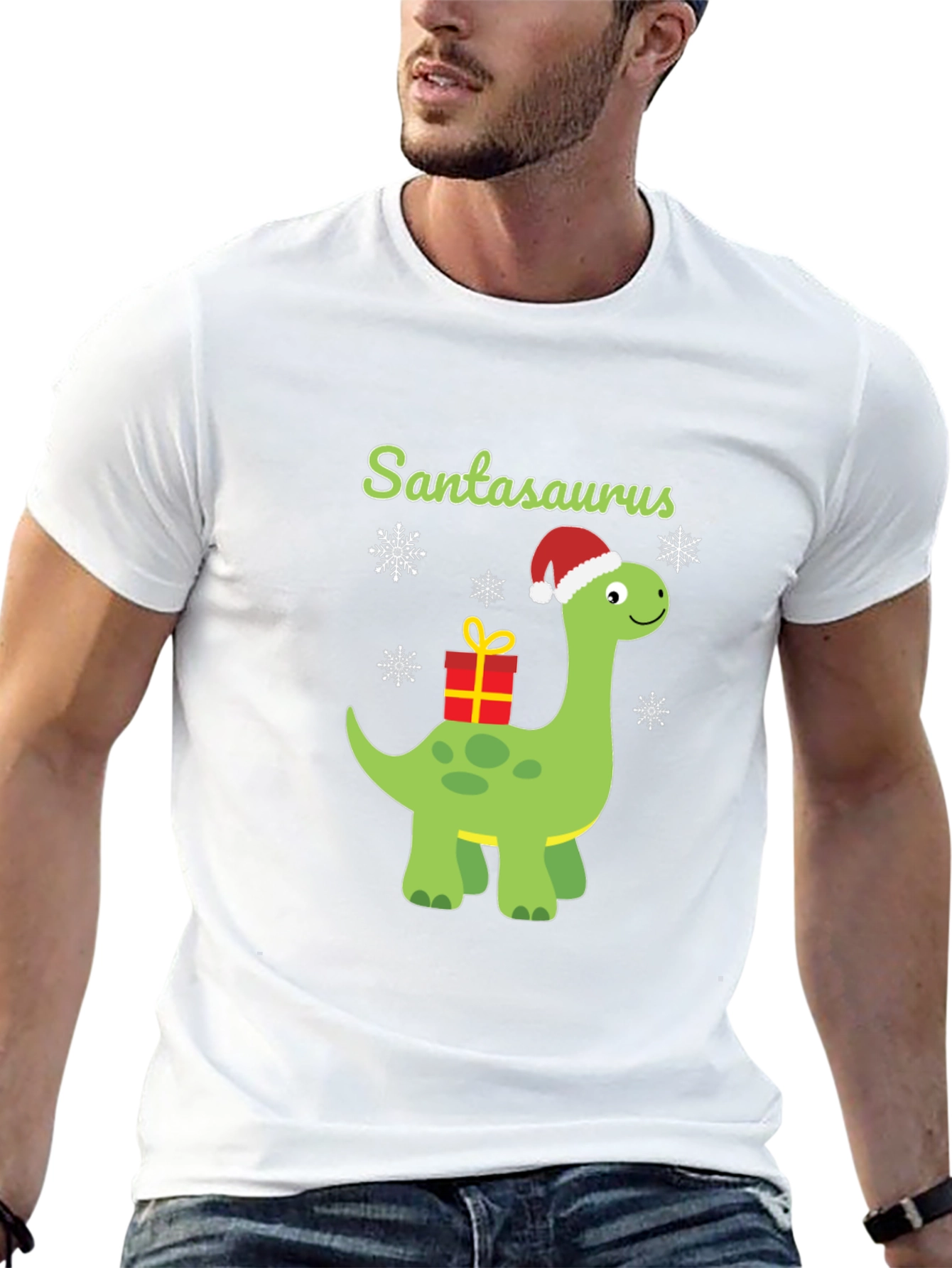 Santasaurus Christmas T-Shirt