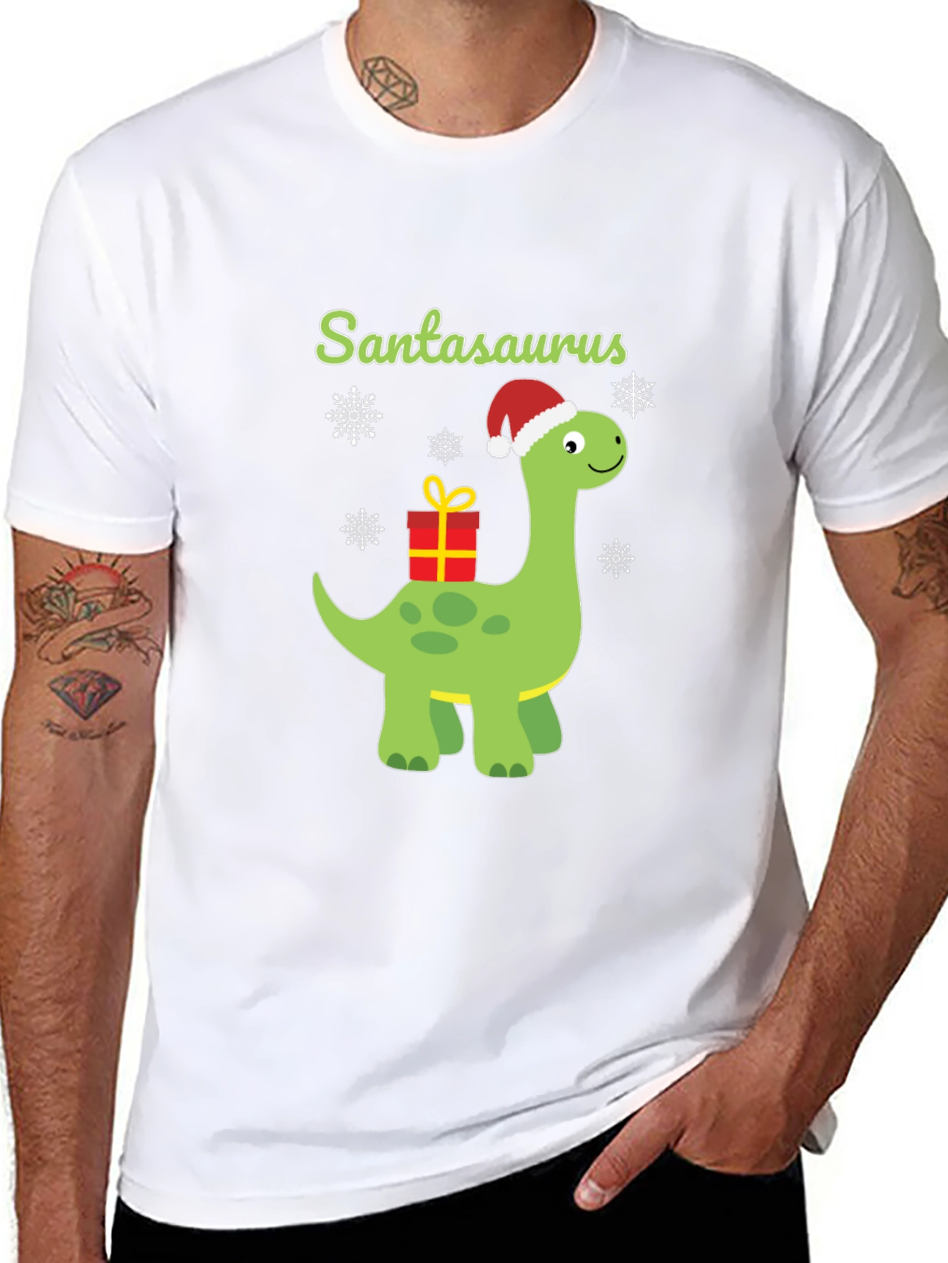Santasaurus Christmas T-Shirt