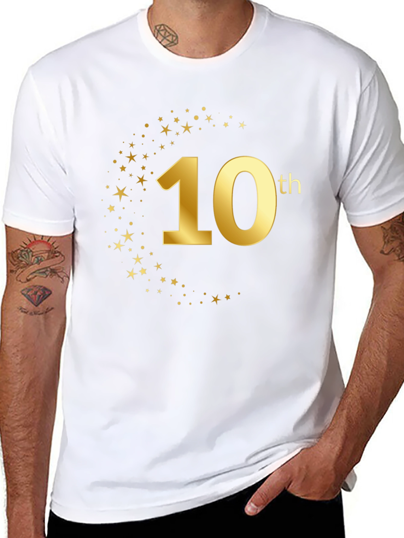 10th Anniversary Gold Star Tee