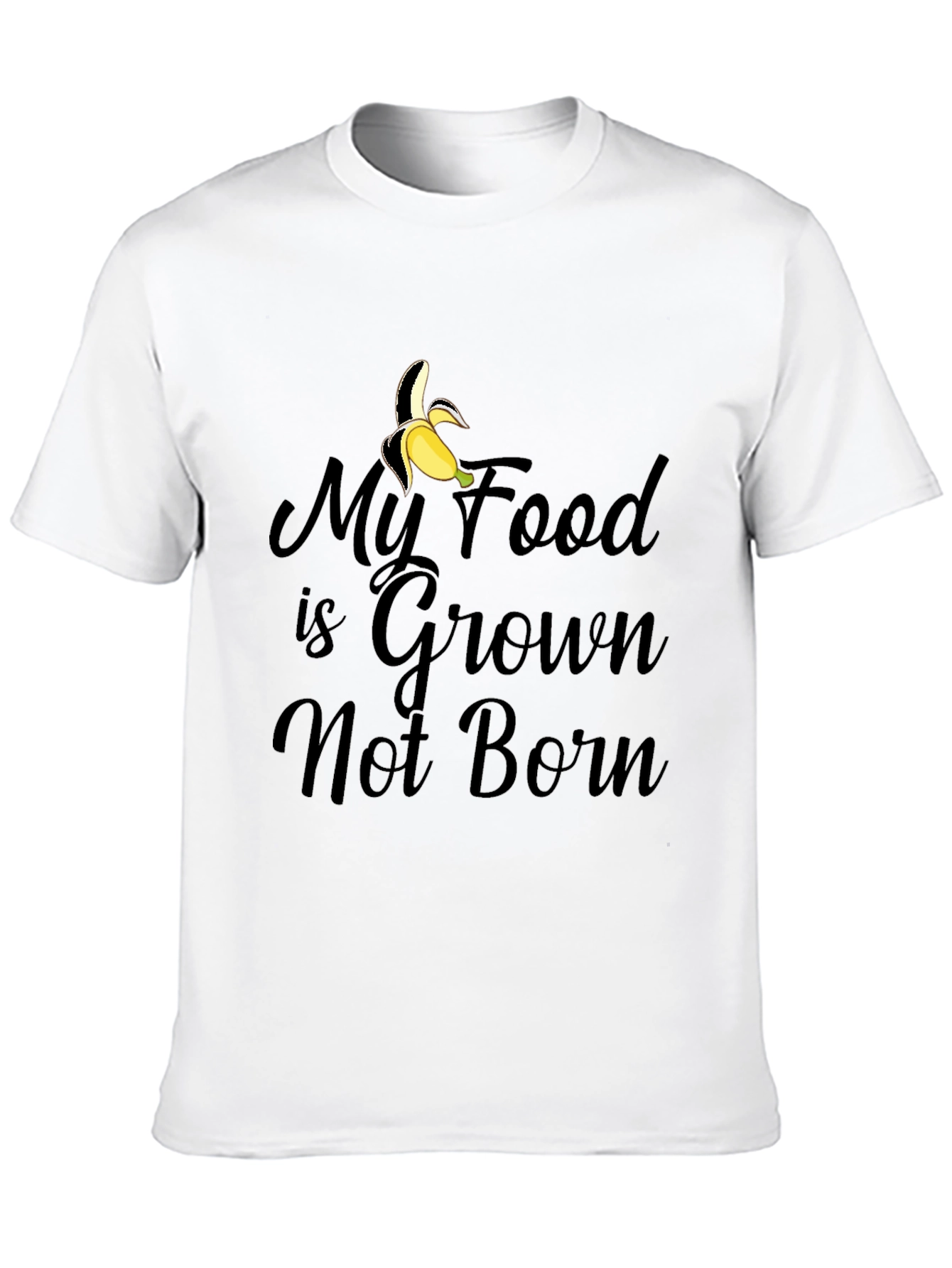 Grown Not Born Vegan Banana T-Shirt
