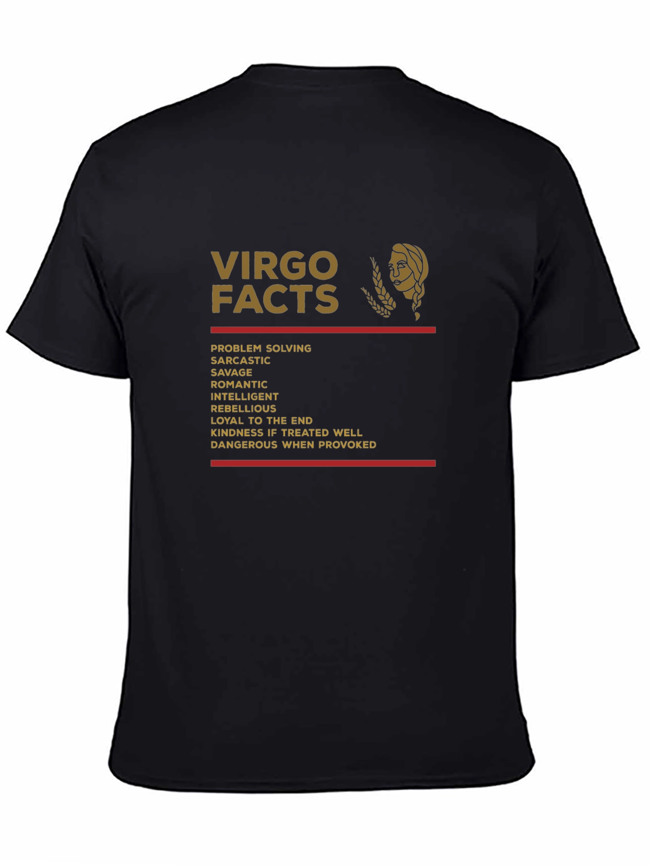 Virgo Facts Zodiac T-Shirt - Astrology Gift