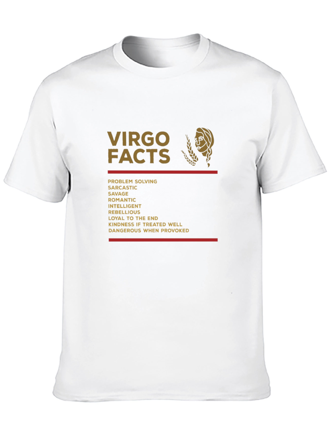 Virgo Facts Zodiac T-Shirt - Astrology Gift