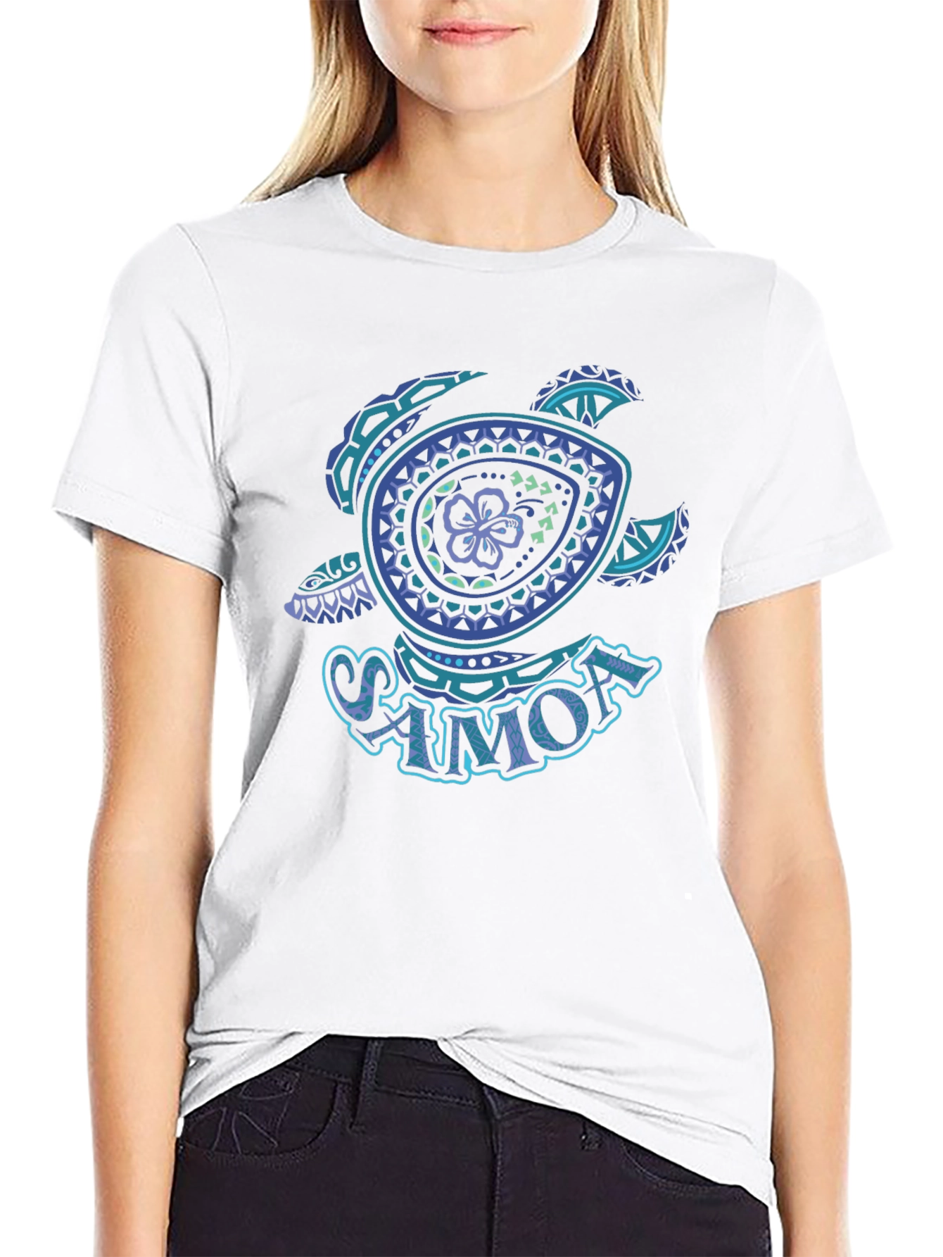 Samoa Turtle Graphic Tee - Island Style