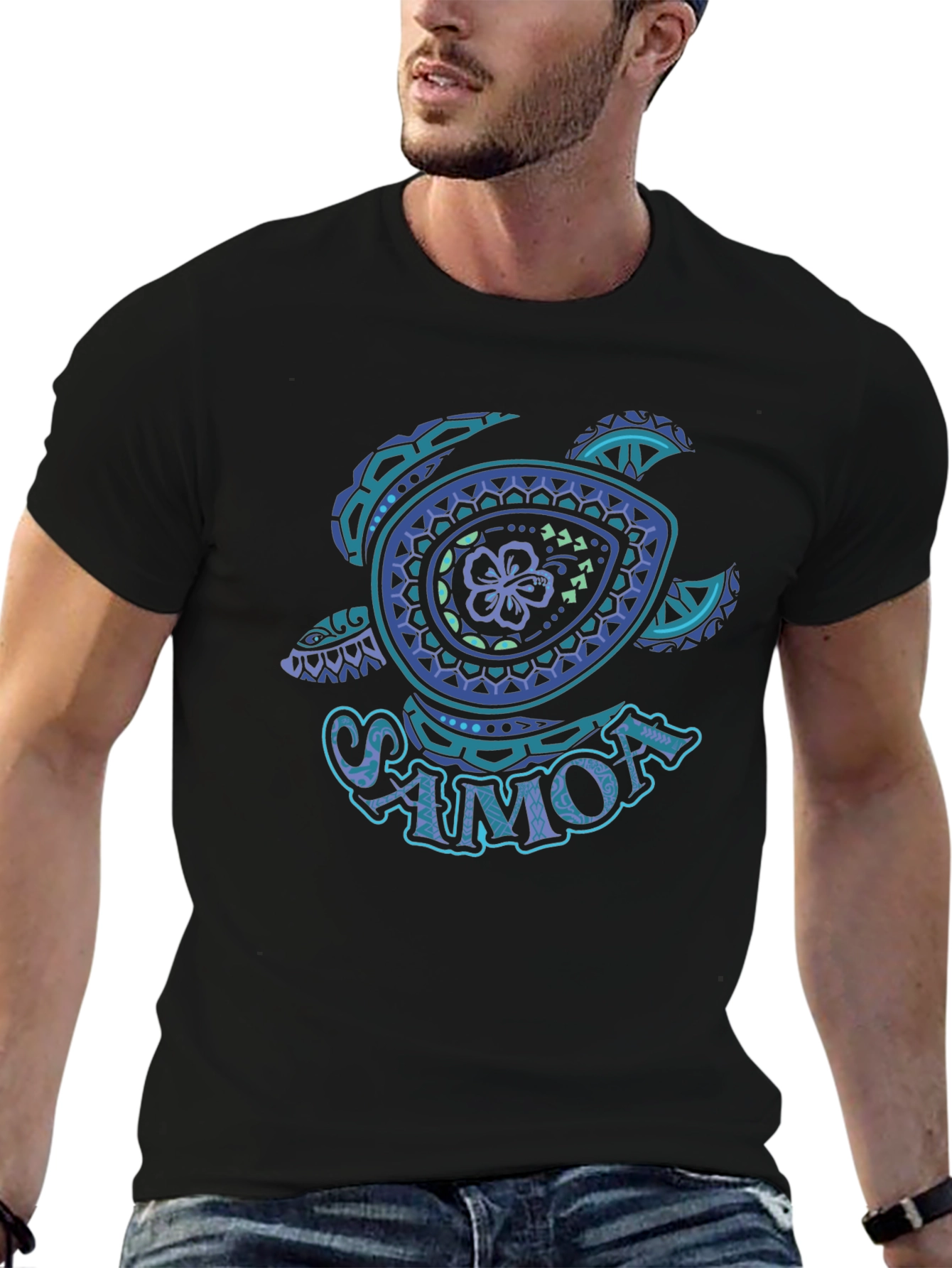 Samoa Turtle Graphic Tee - Island Style