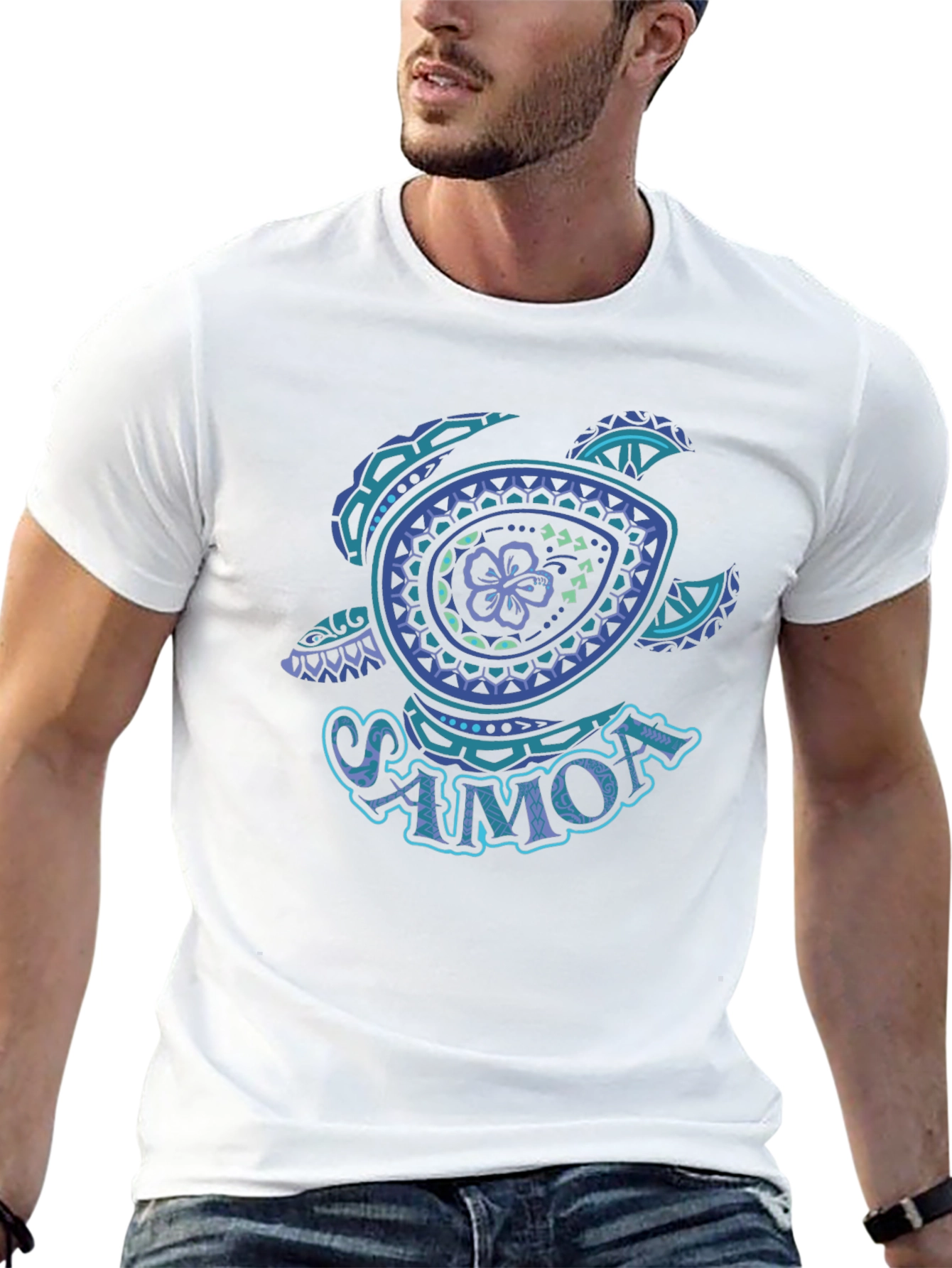 Samoa Turtle Graphic Tee - Island Style
