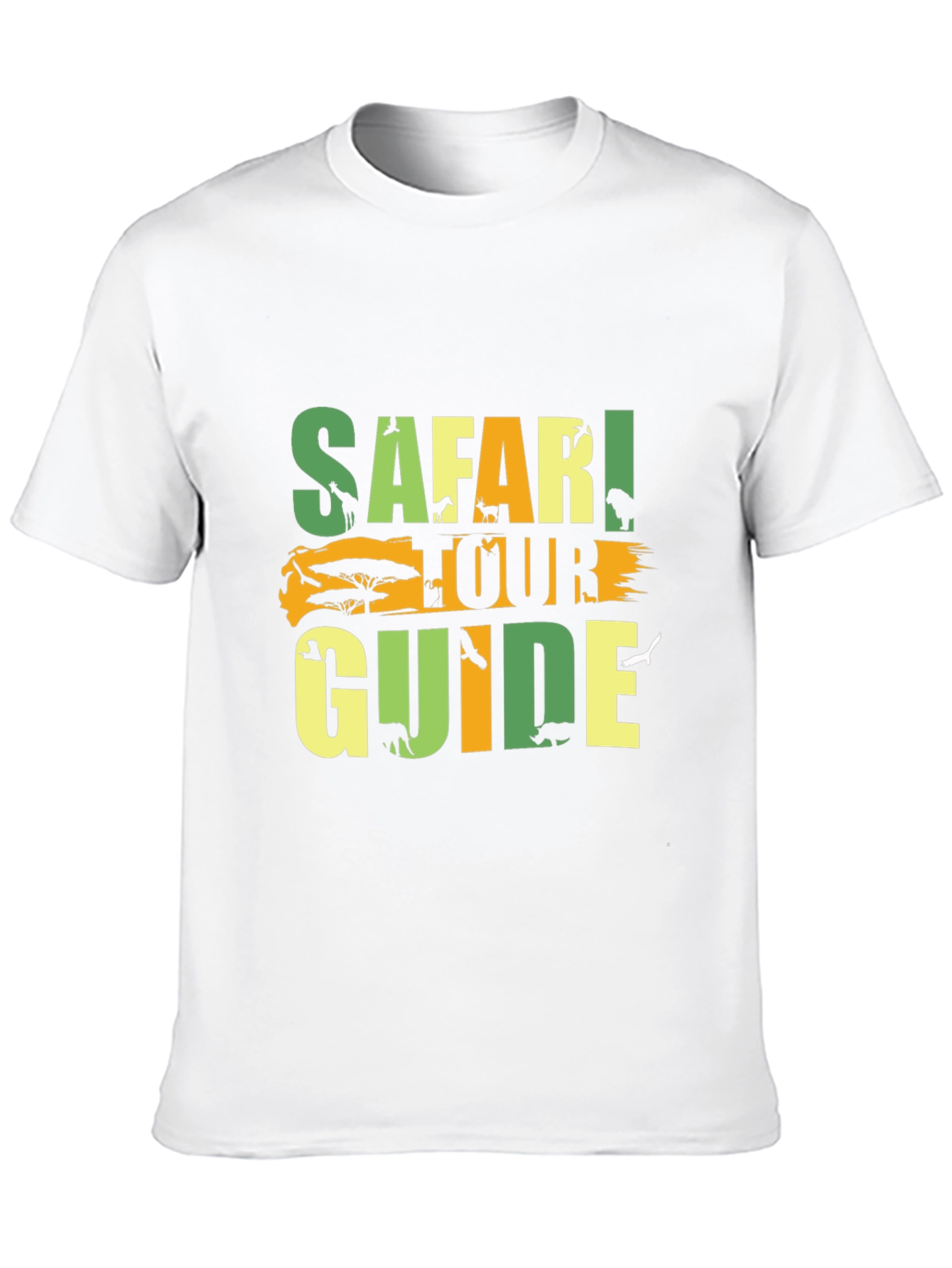 Safari Tour Guide Graphic Tee - Black