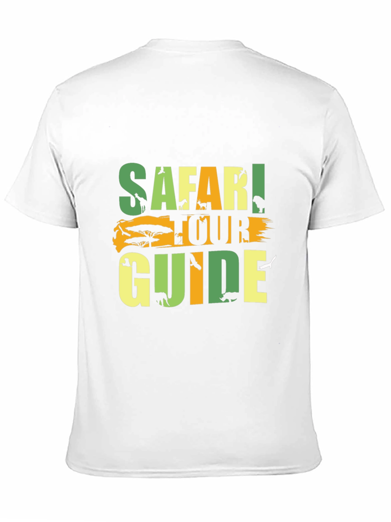 Safari Tour Guide Graphic Tee - Black