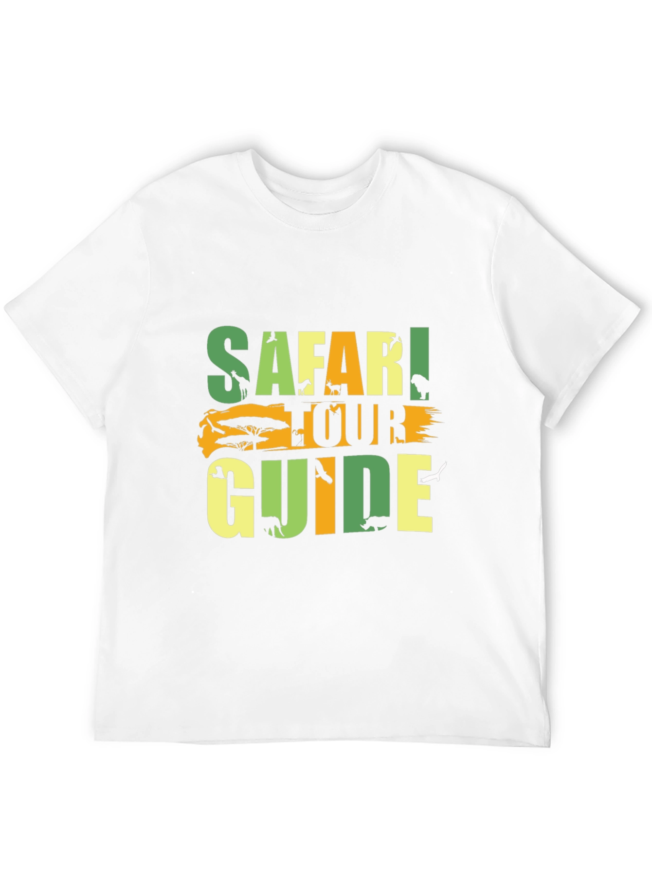 Safari Tour Guide Graphic Tee - Black