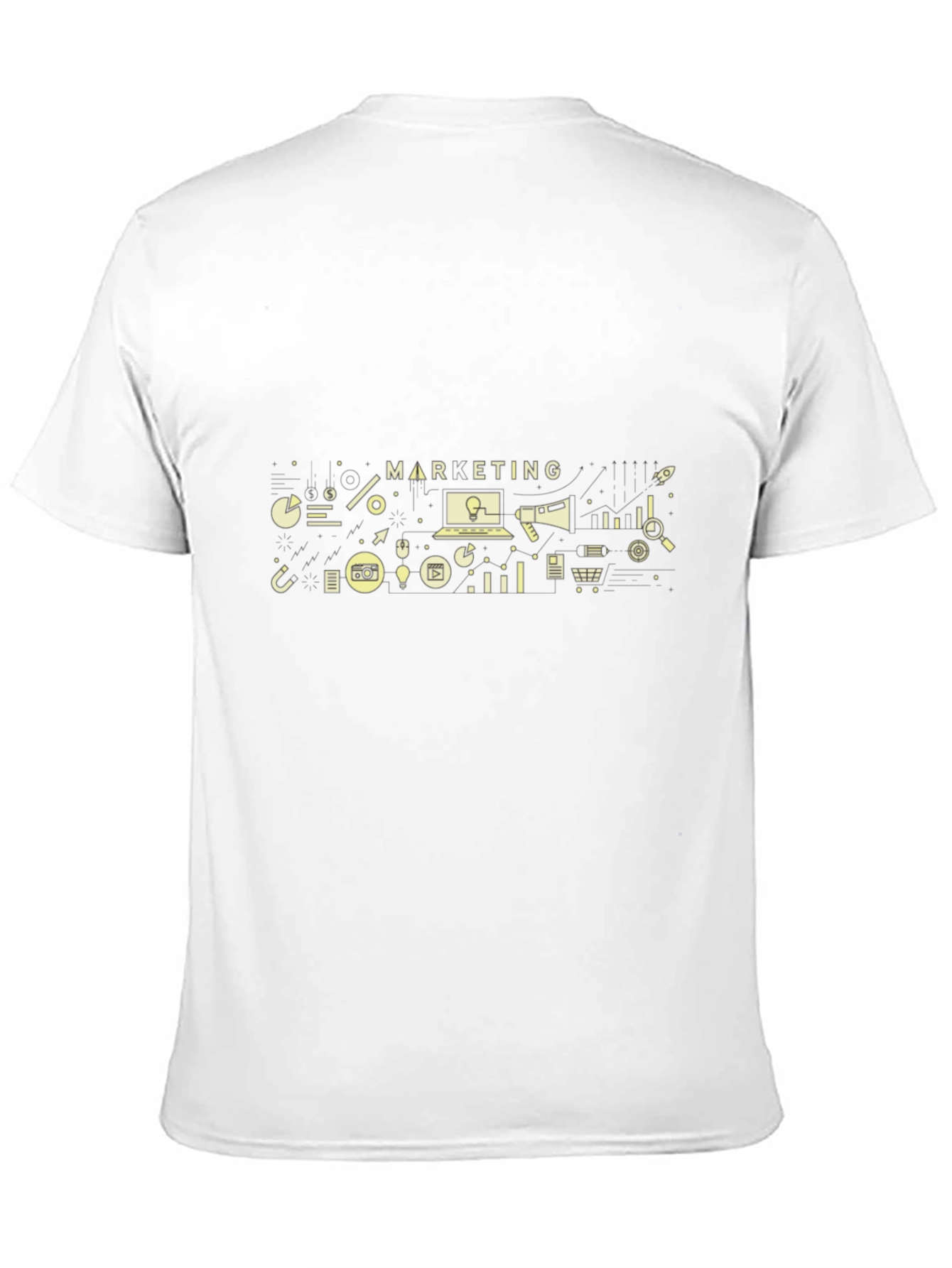 Marketing Design Black T-Shirt