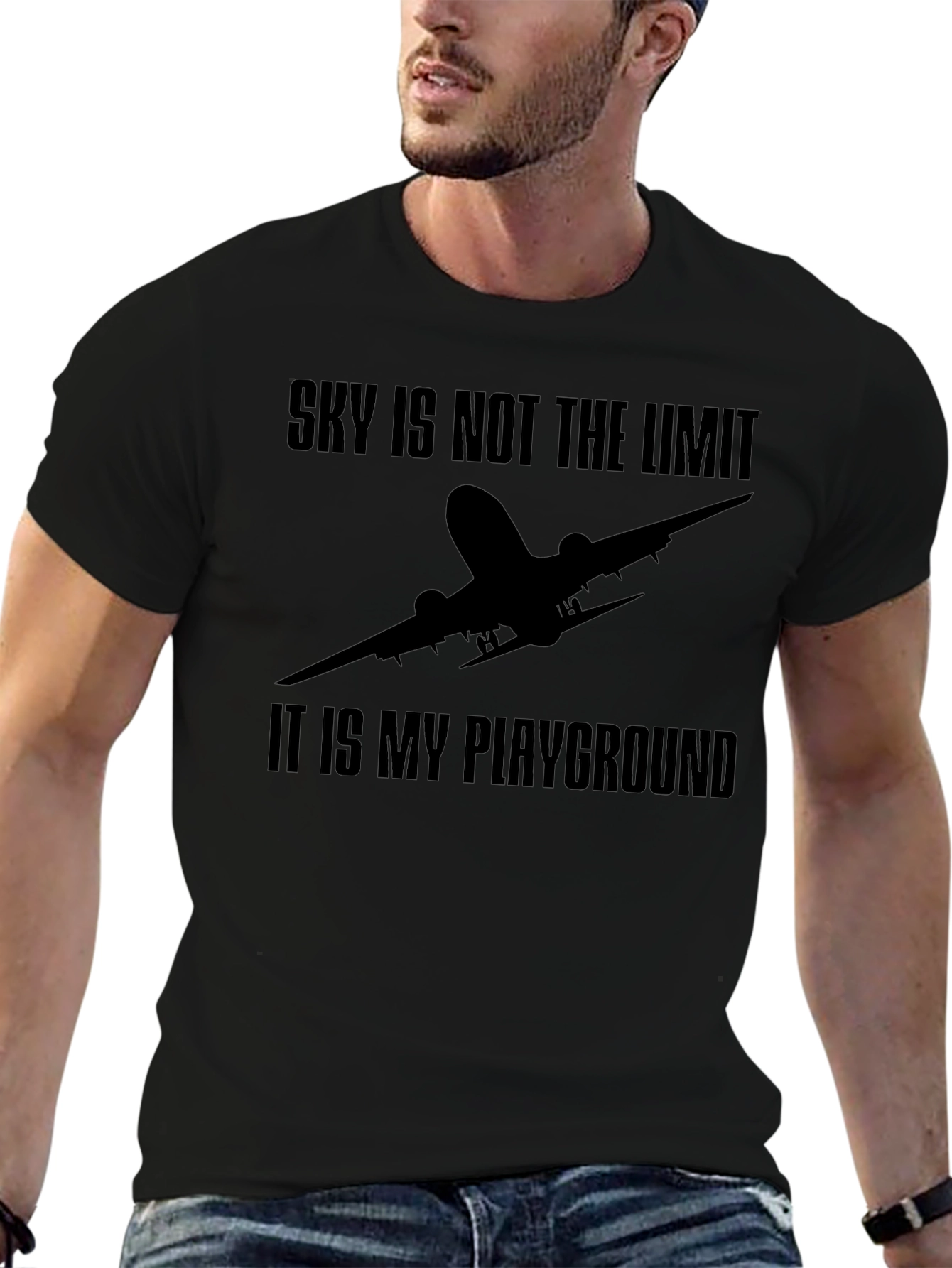 Sky Is My Playground Airplane T-Shirt