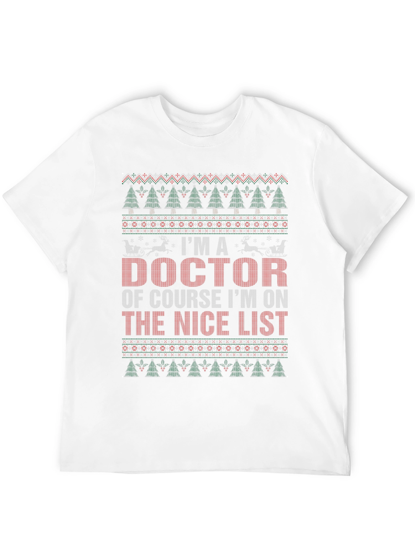 Doctor Nice List Ugly Christmas T-Shirt