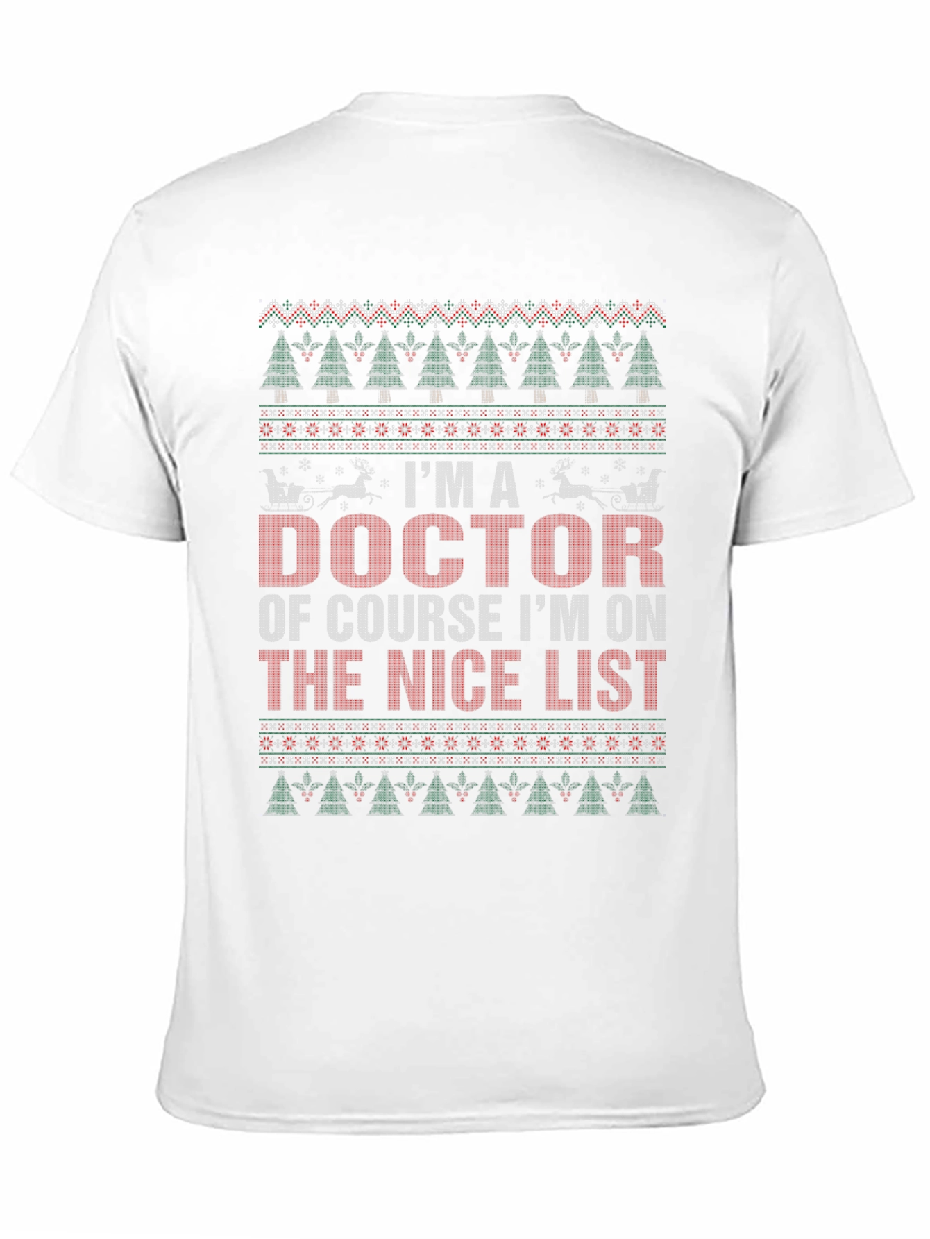 Doctor Nice List Ugly Christmas T-Shirt
