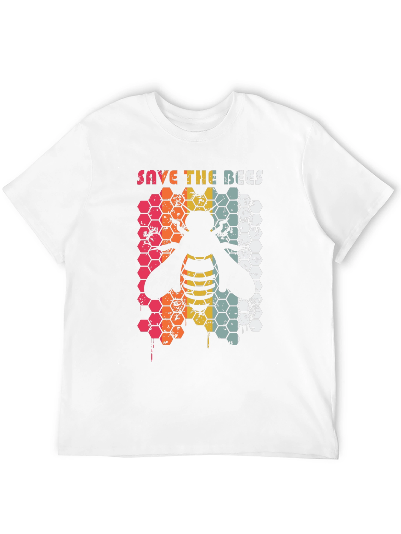 Save the Bees Honeycomb Graphic Tee