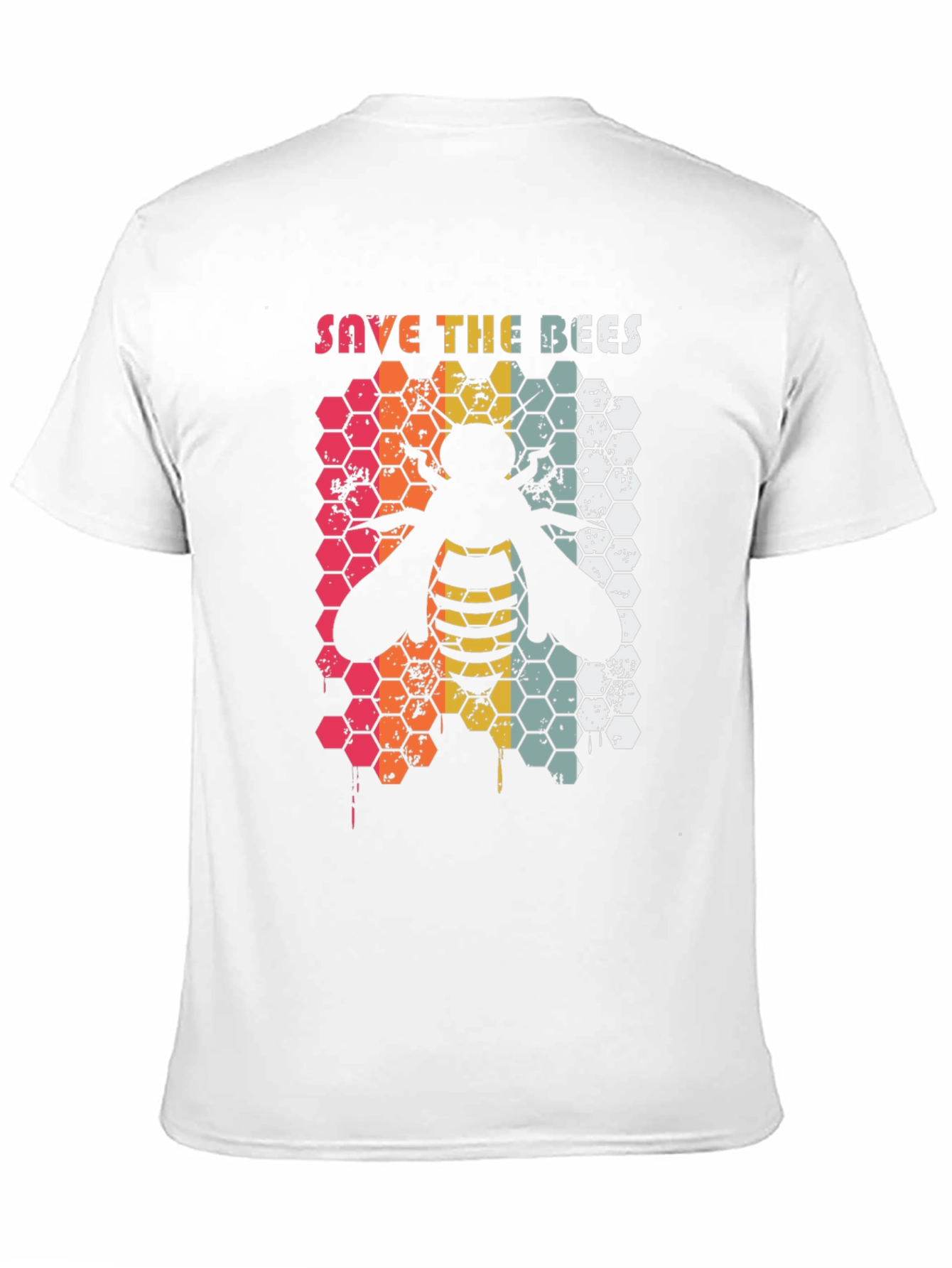 Save the Bees Honeycomb Graphic Tee